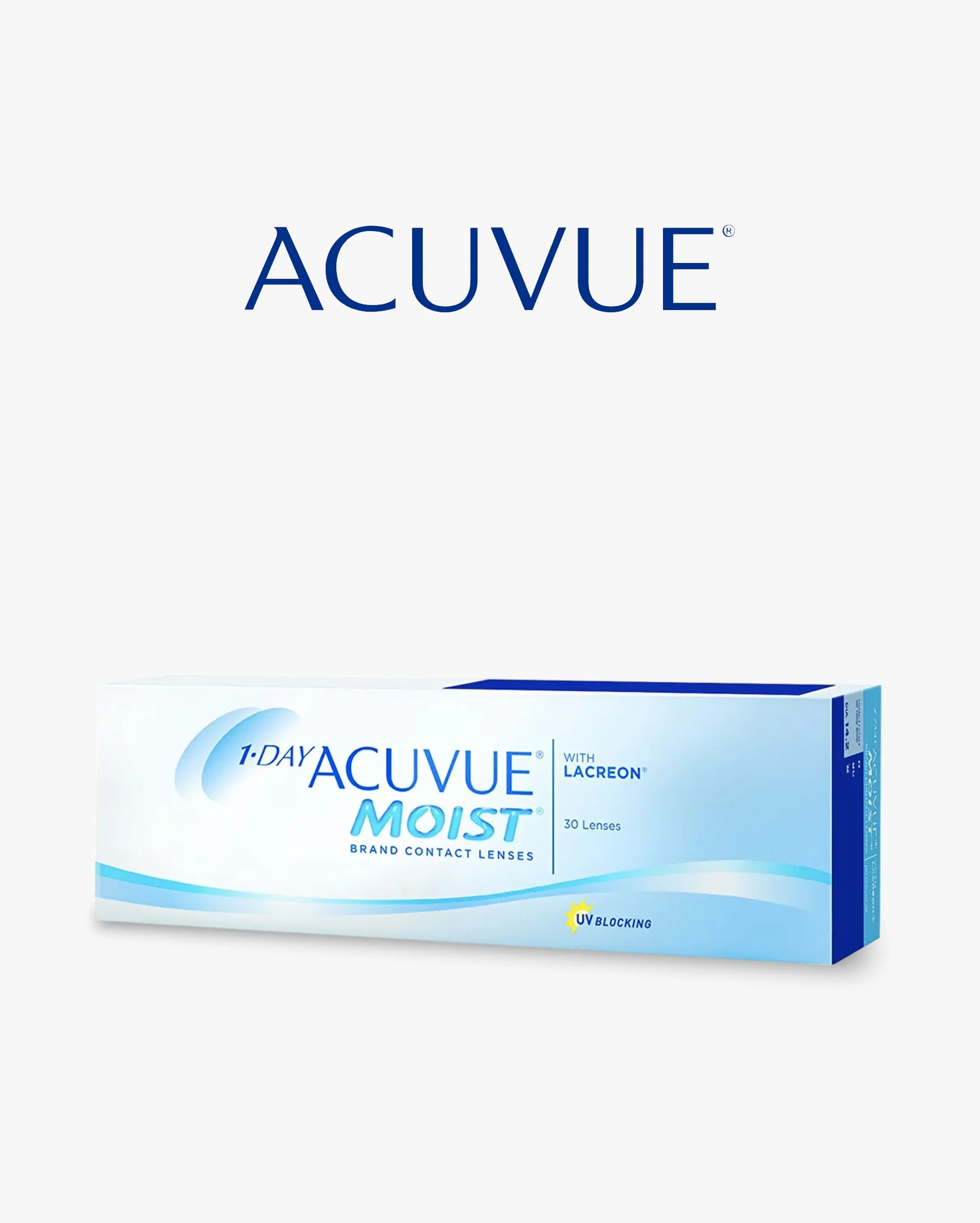 Acuvue Moist Lenses 1day - Pack of 30 Lenses