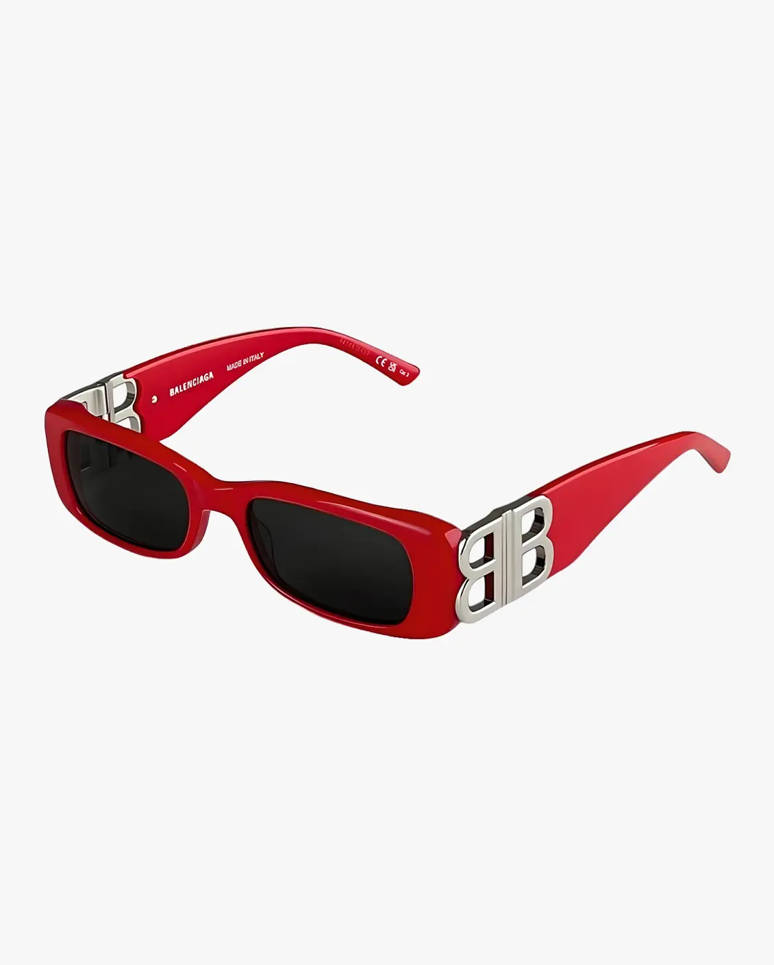 Rectangle Sunglasses in Red