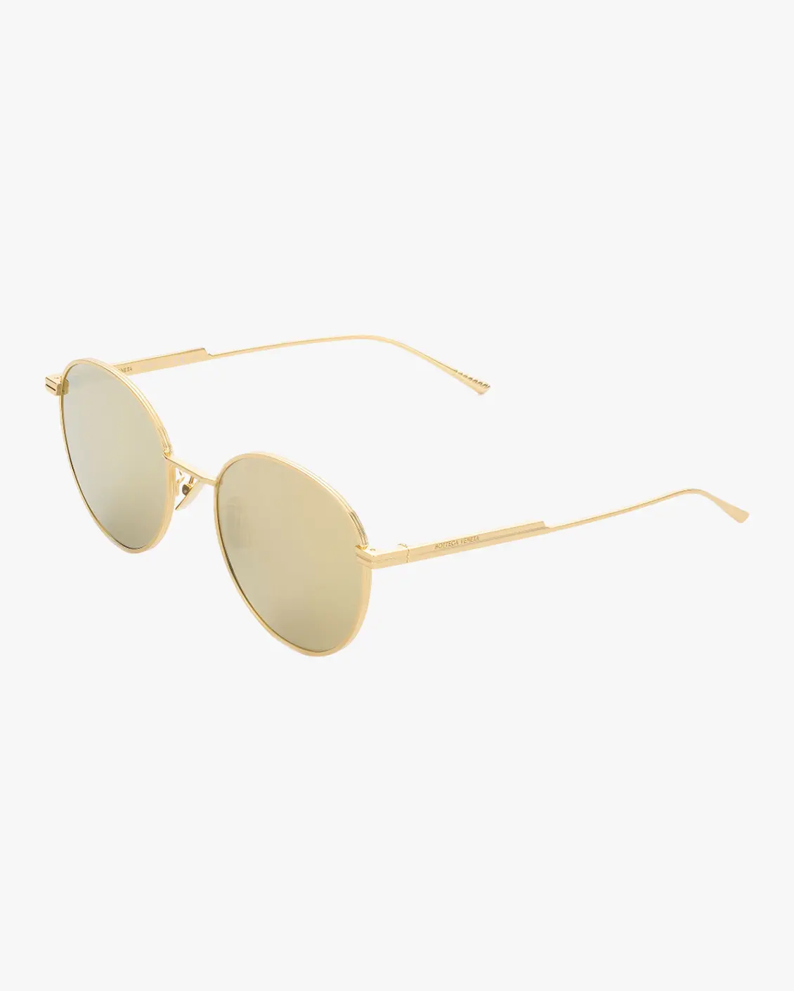 Round Sunglasses in Gold