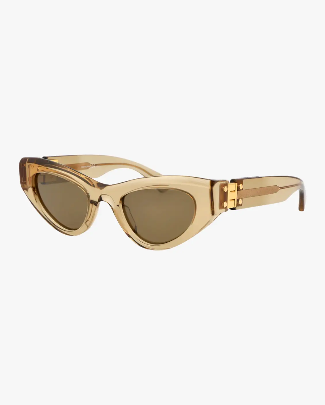 Cat Eye Sunglasses in Gold