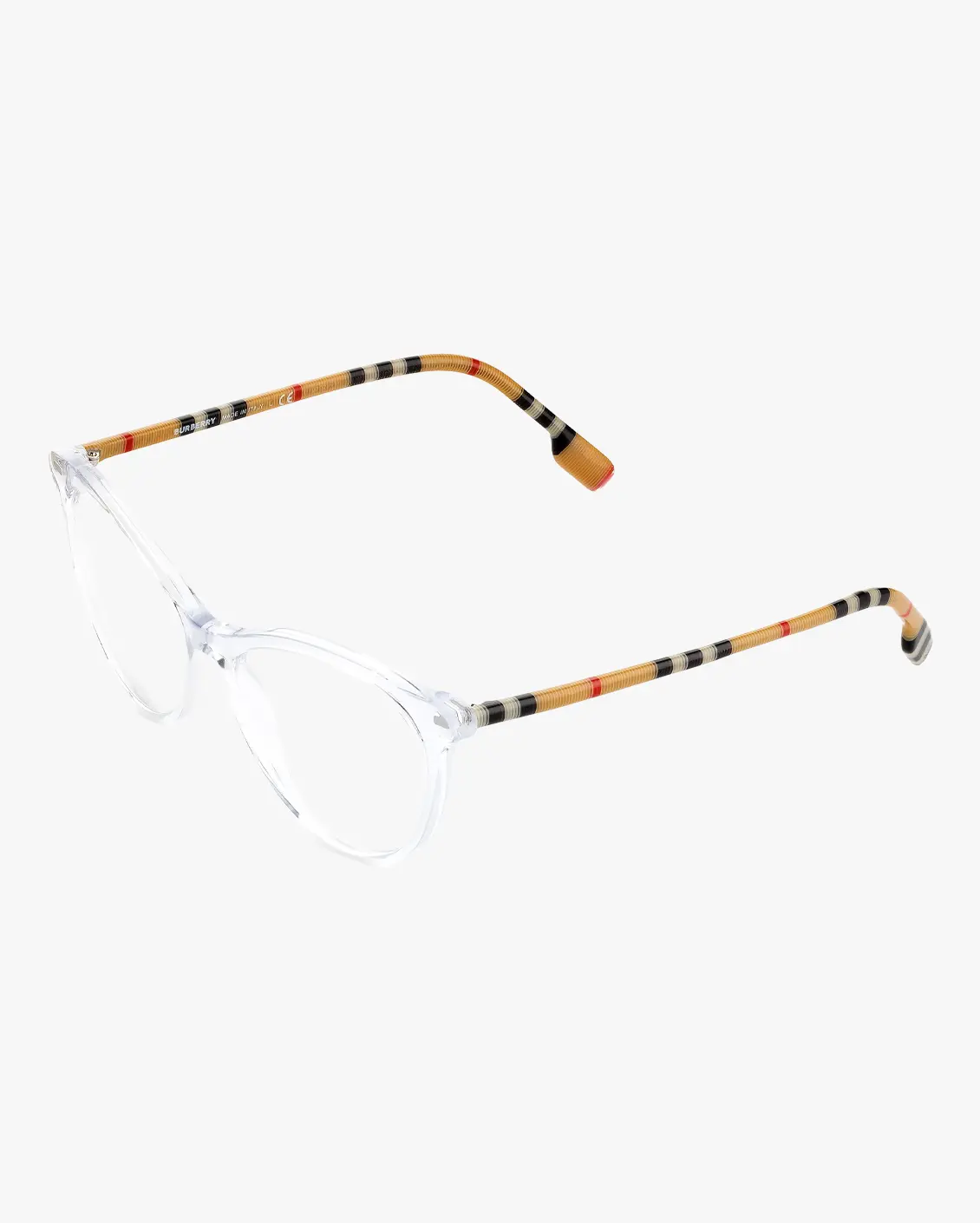 Round Eyeglasses in Transparent