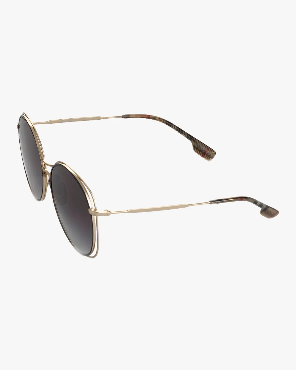 Round Sunglasses in Gold