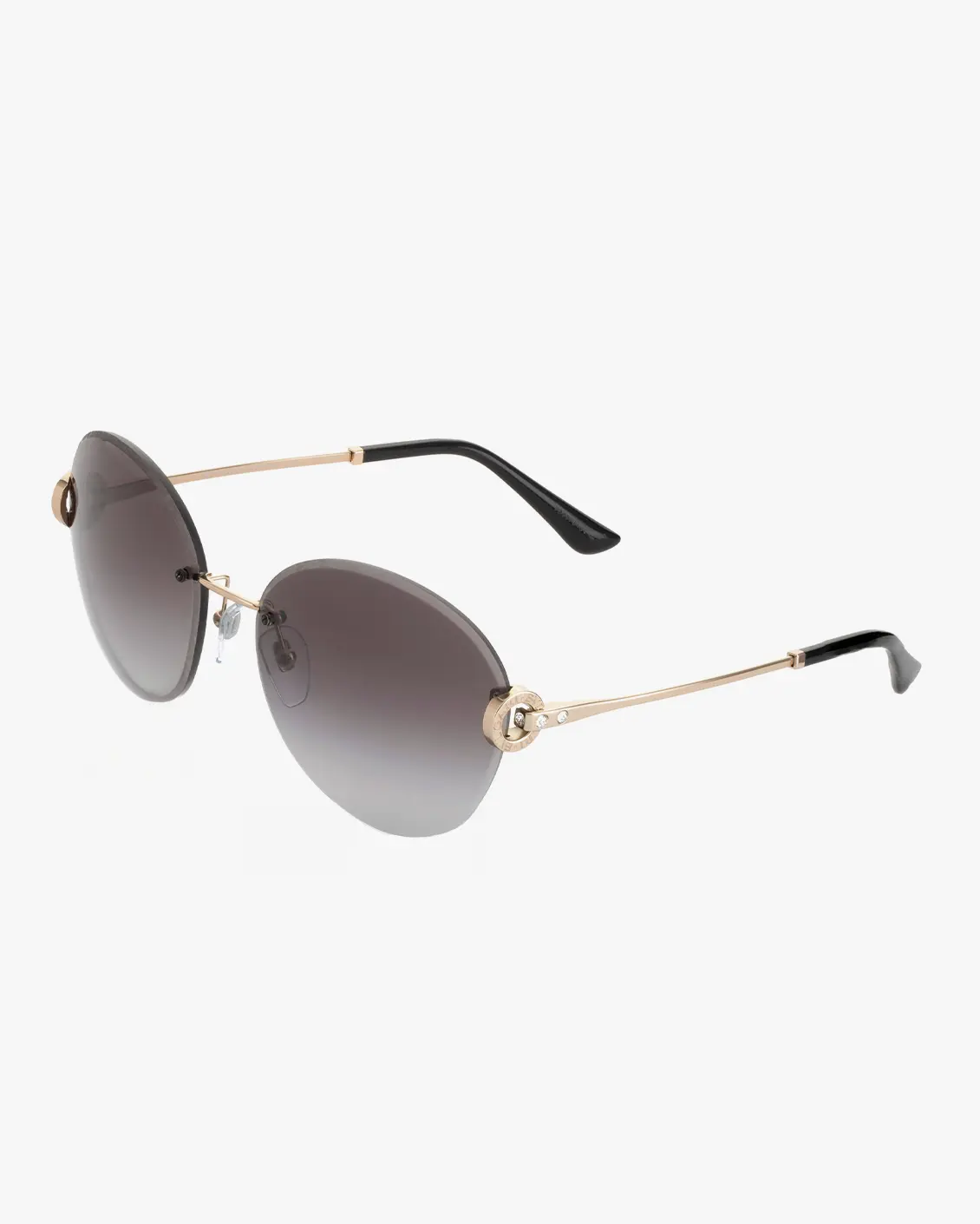 Round Sunglasses in Gold