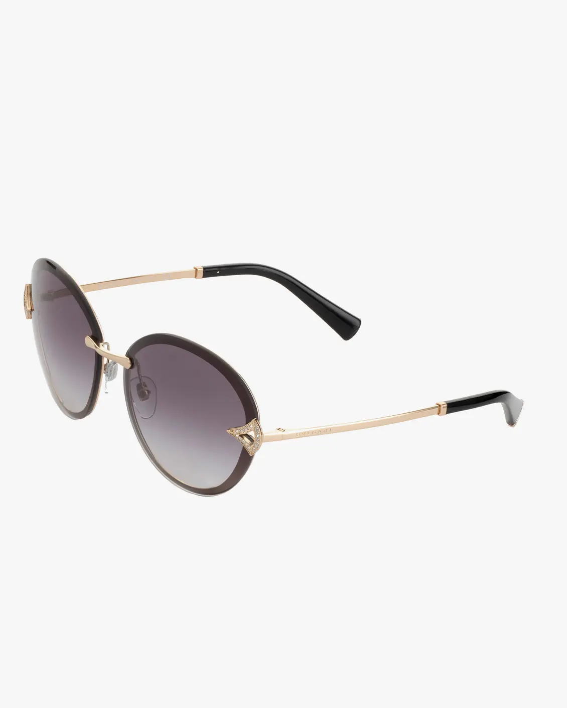 Round Sunglasses in Gold