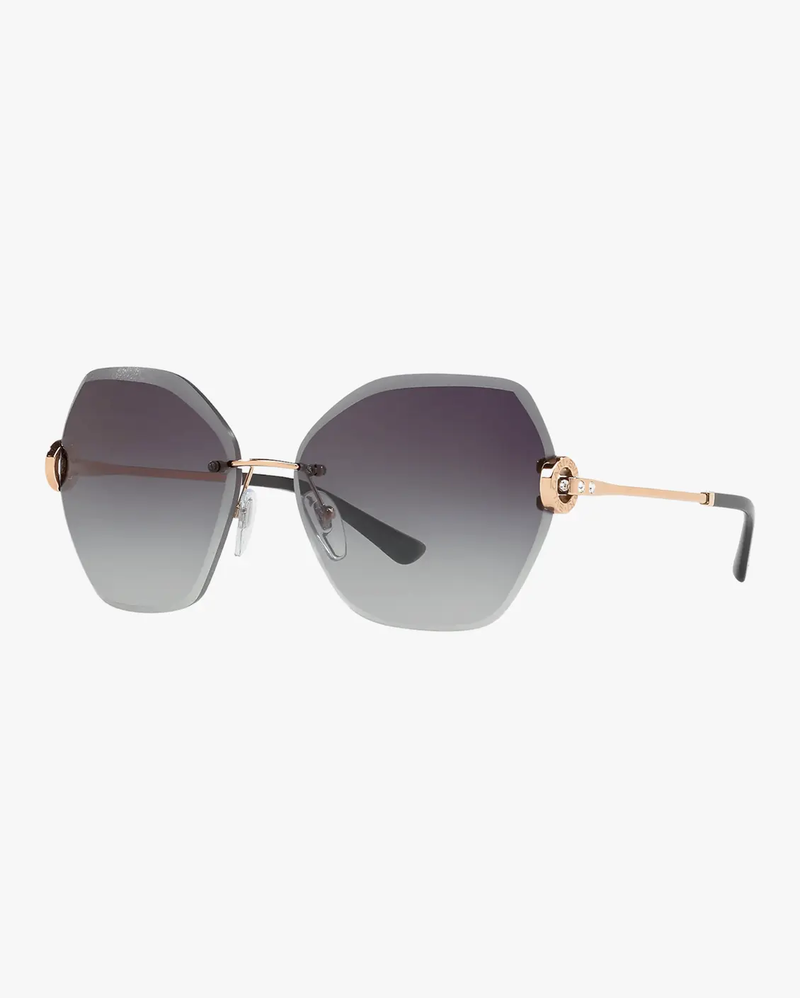 Irregular Sunglasses in Gold