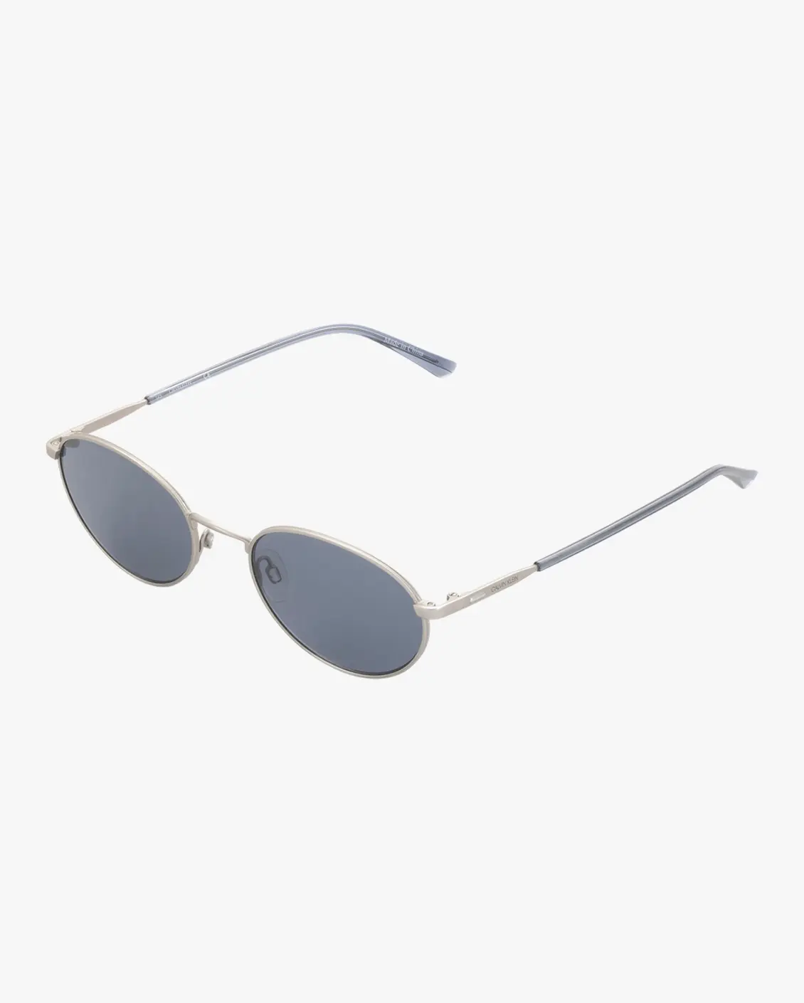 Oval Sunglasses in Silver