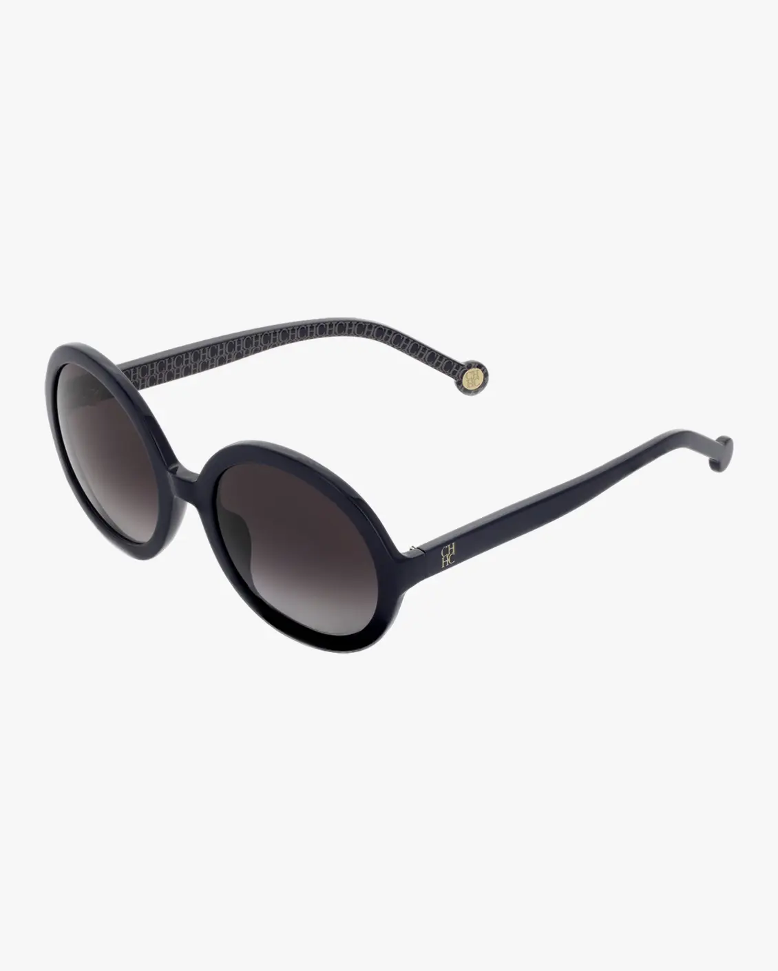 Round Sunglasses in Black