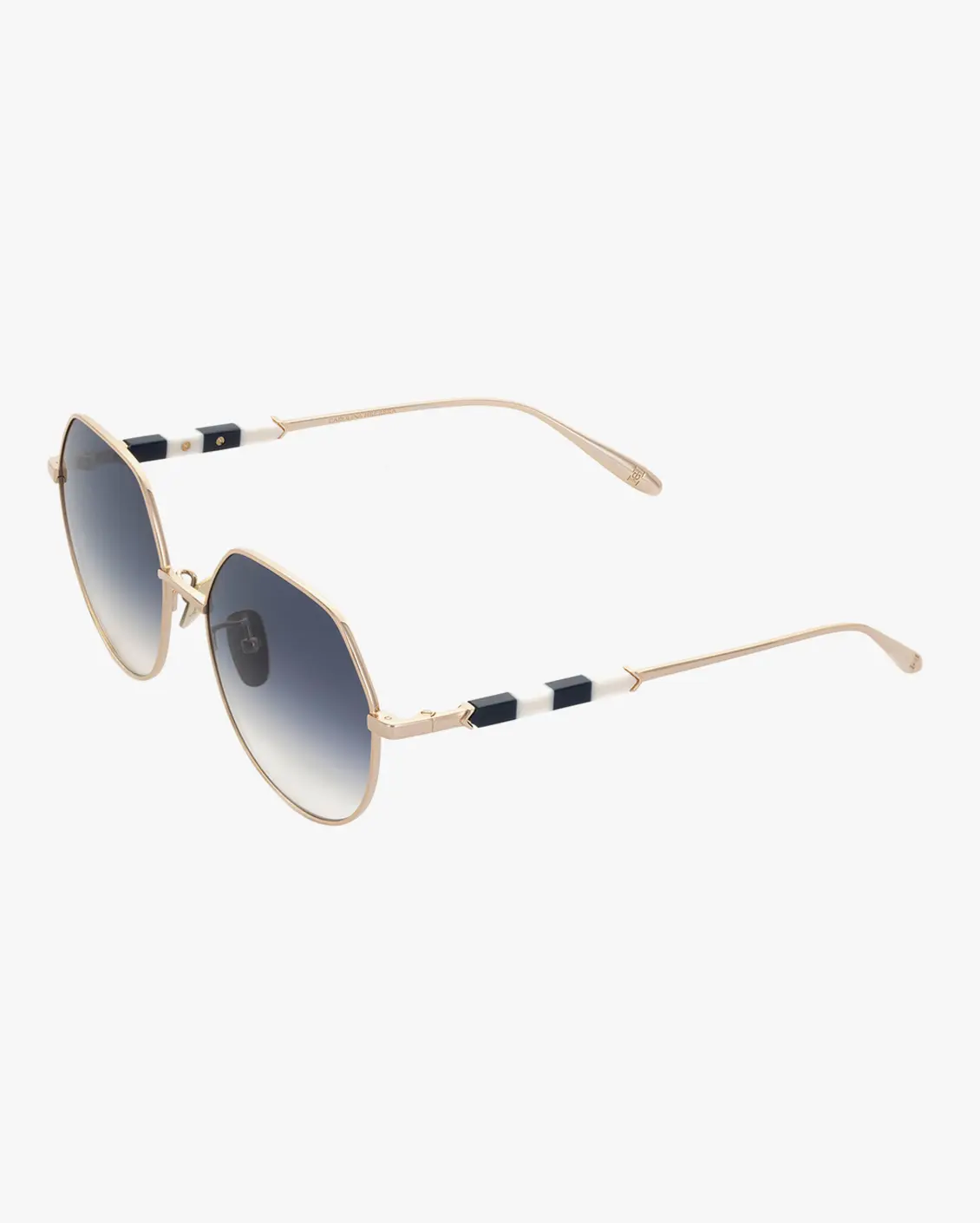 Irregular Sunglasses in Gold