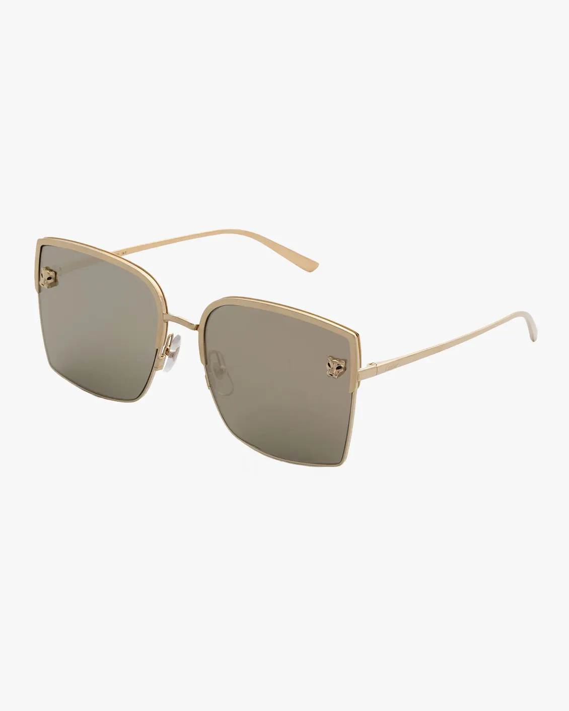 Square Sunglasses in Gold