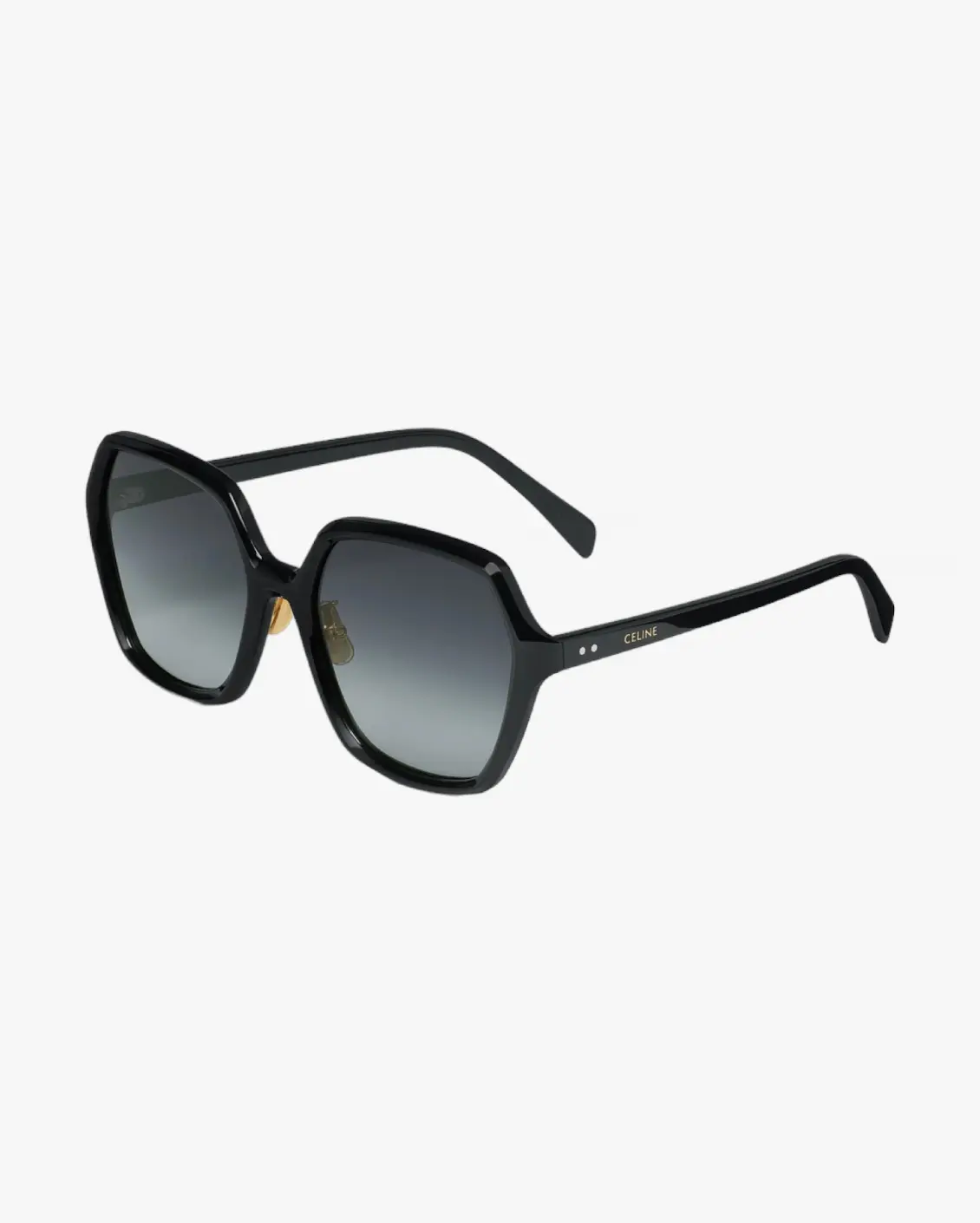 Irregular Sunglasses in Black