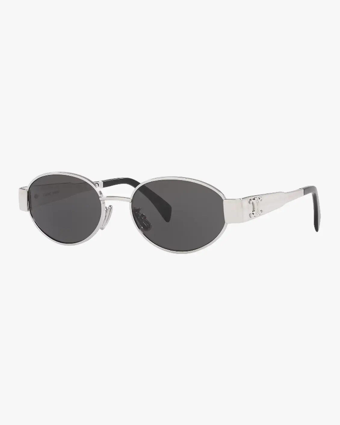 Oval Sunglasses in Silver