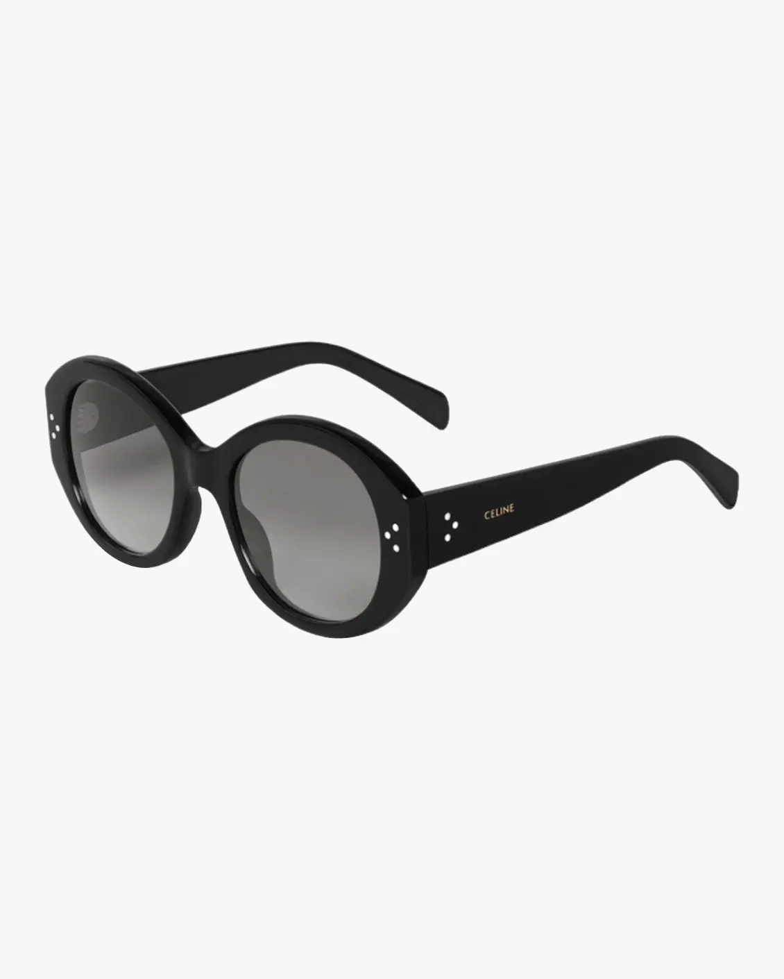 Round Sunglasses in Black