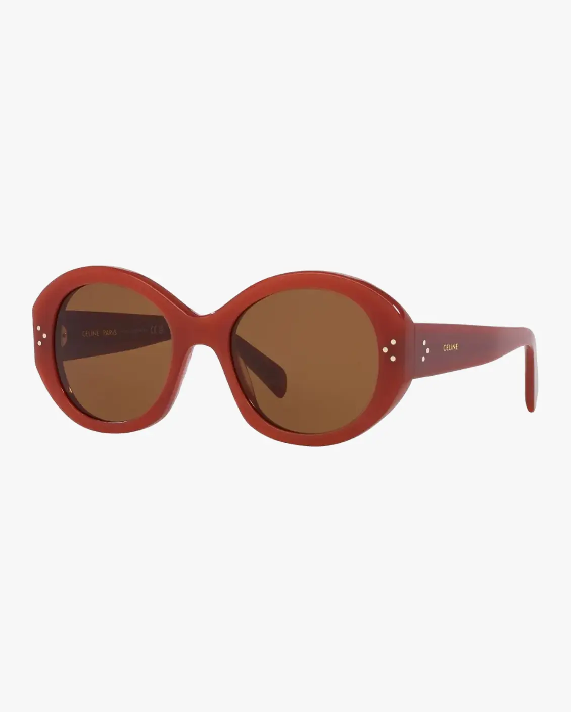 Round Sunglasses in Red