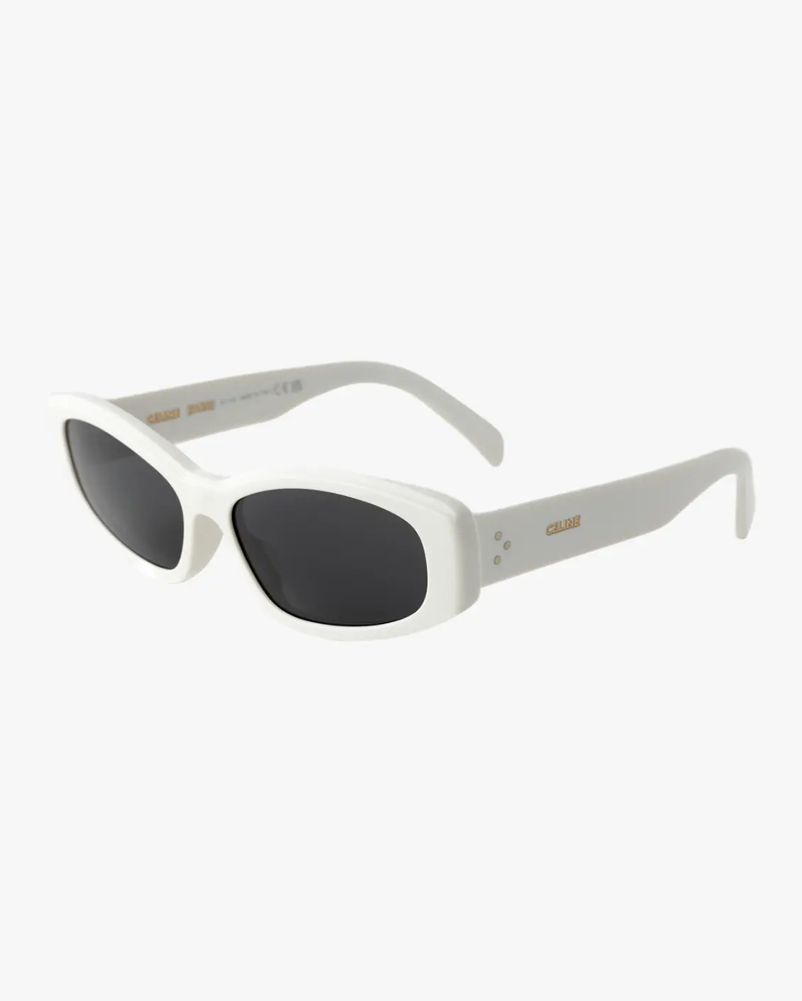 Cat Eye Sunglasses in White