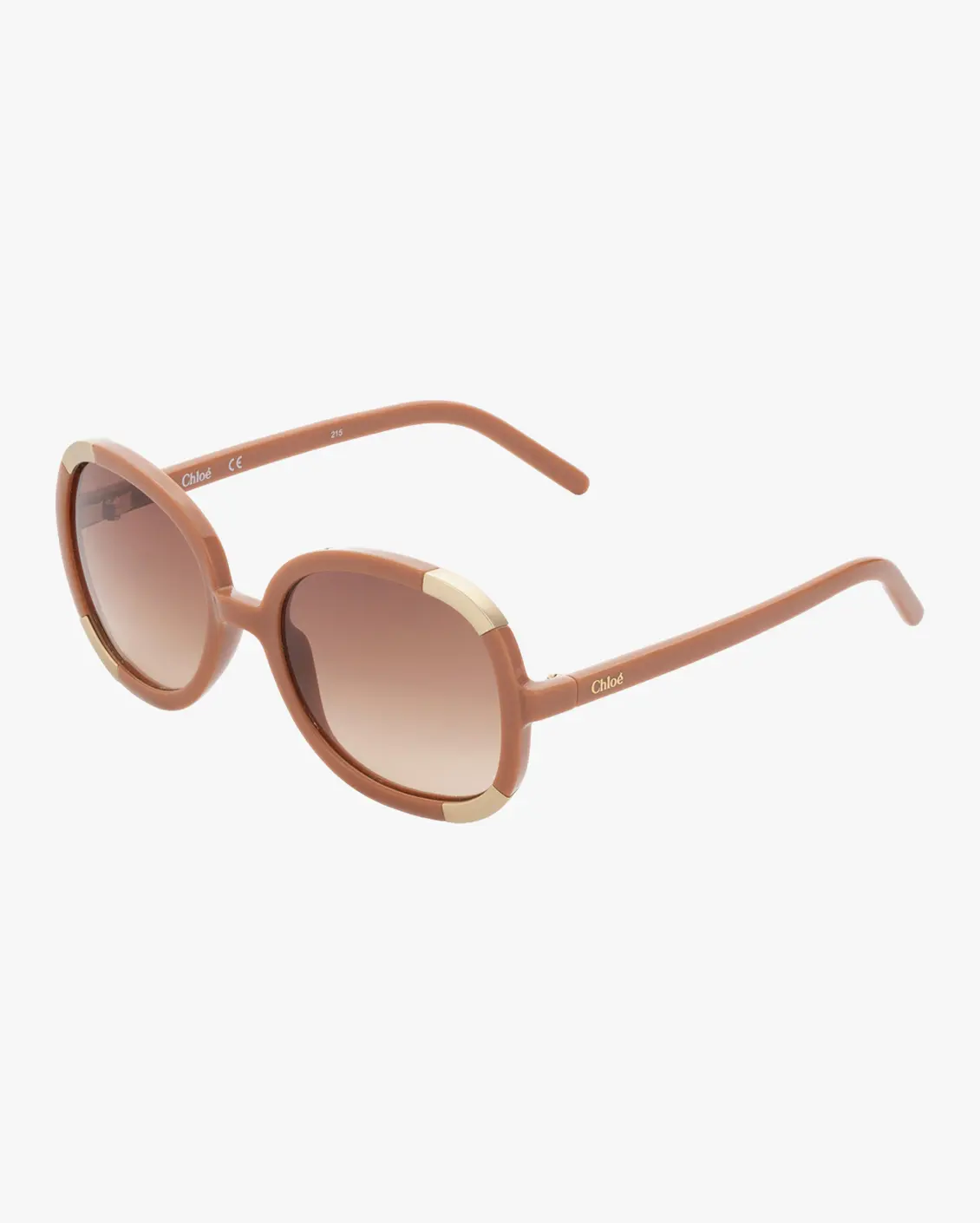 Oval Sunglasses in Brown