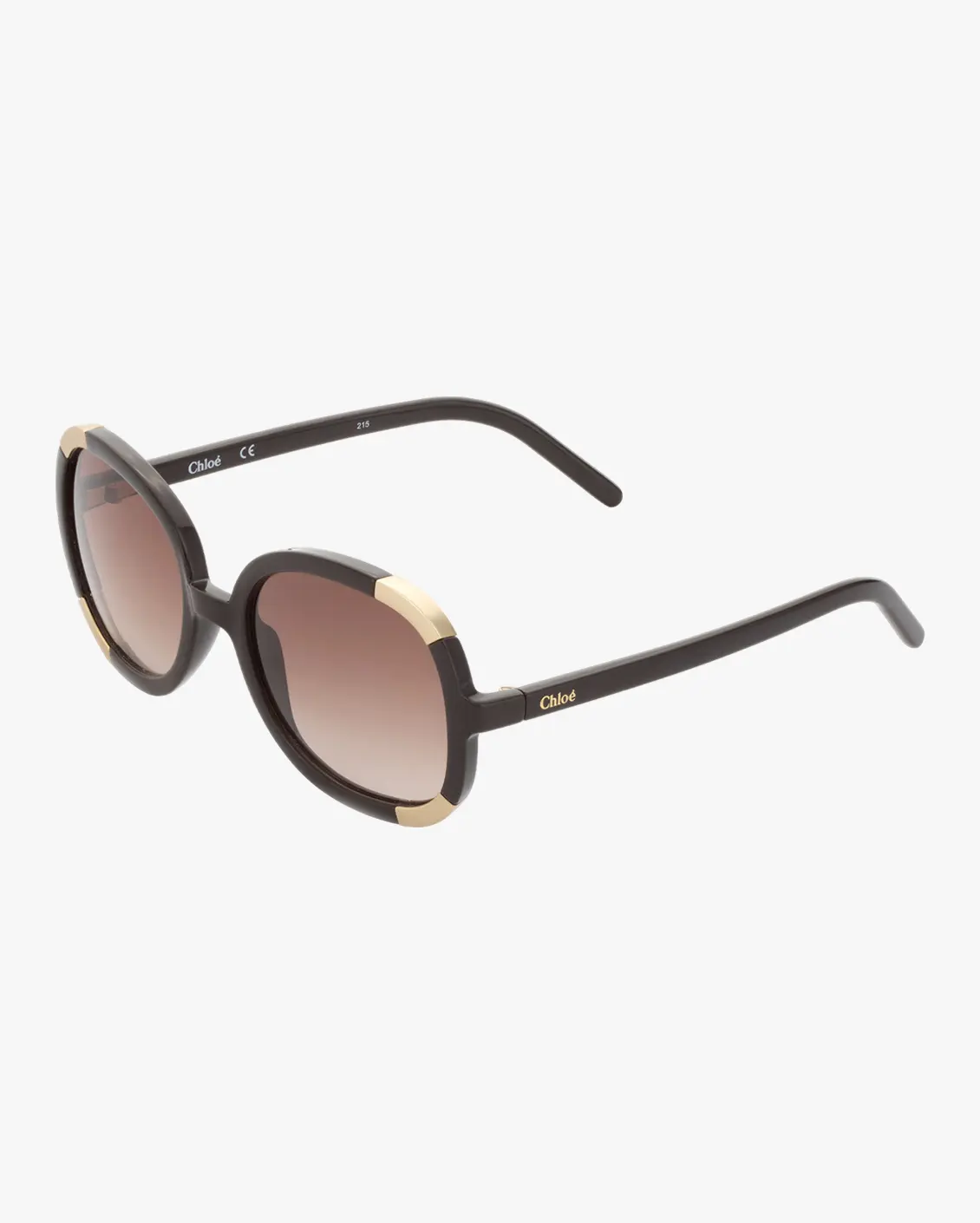 Round Sunglasses in Brown