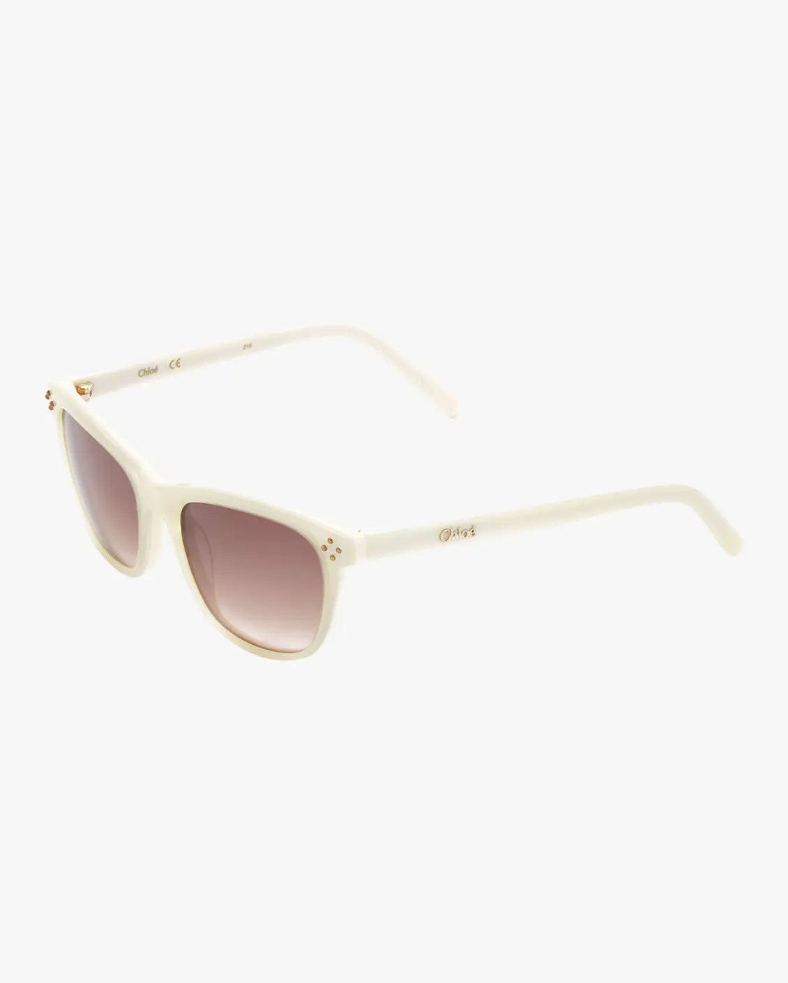 Square Sunglasses in White