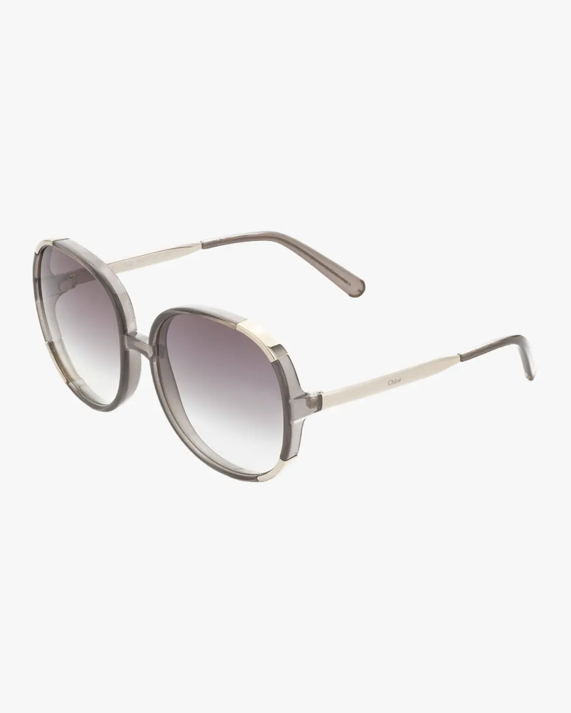 Round Sunglasses in Grey