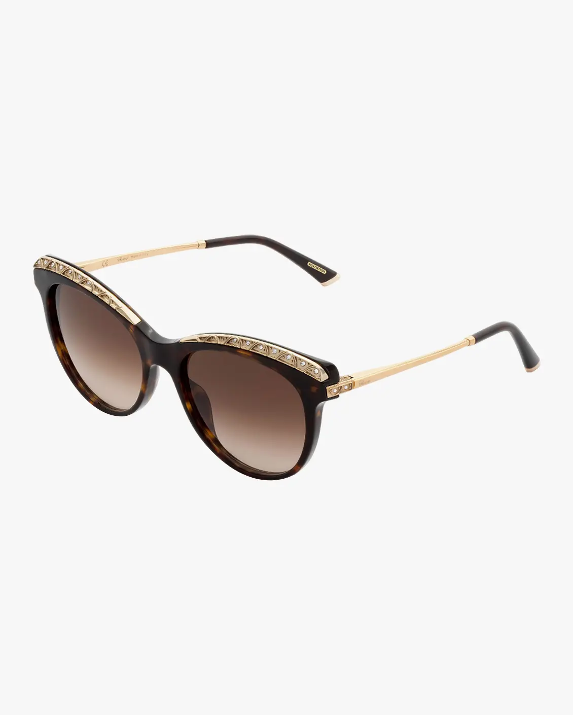 Round Sunglasses in Brown