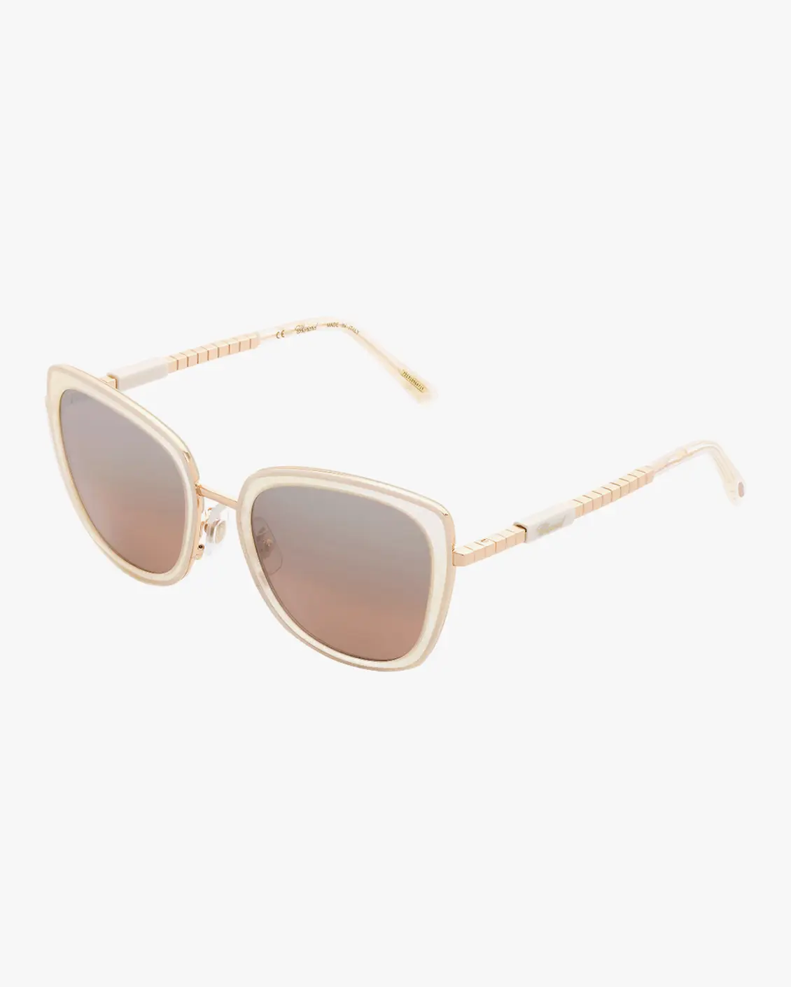 Square Sunglasses in Gold