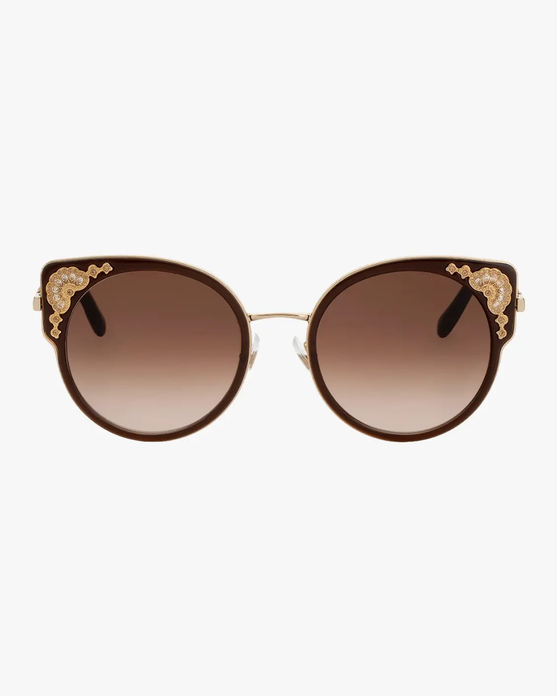 Cat Eye Sunglasses in Brown