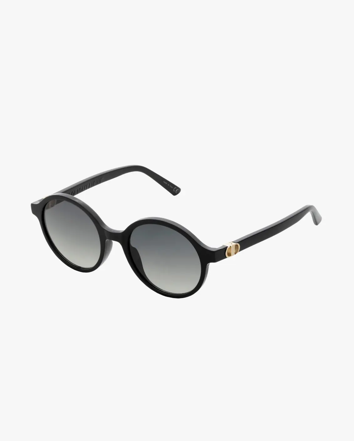 Round Sunglasses in Black