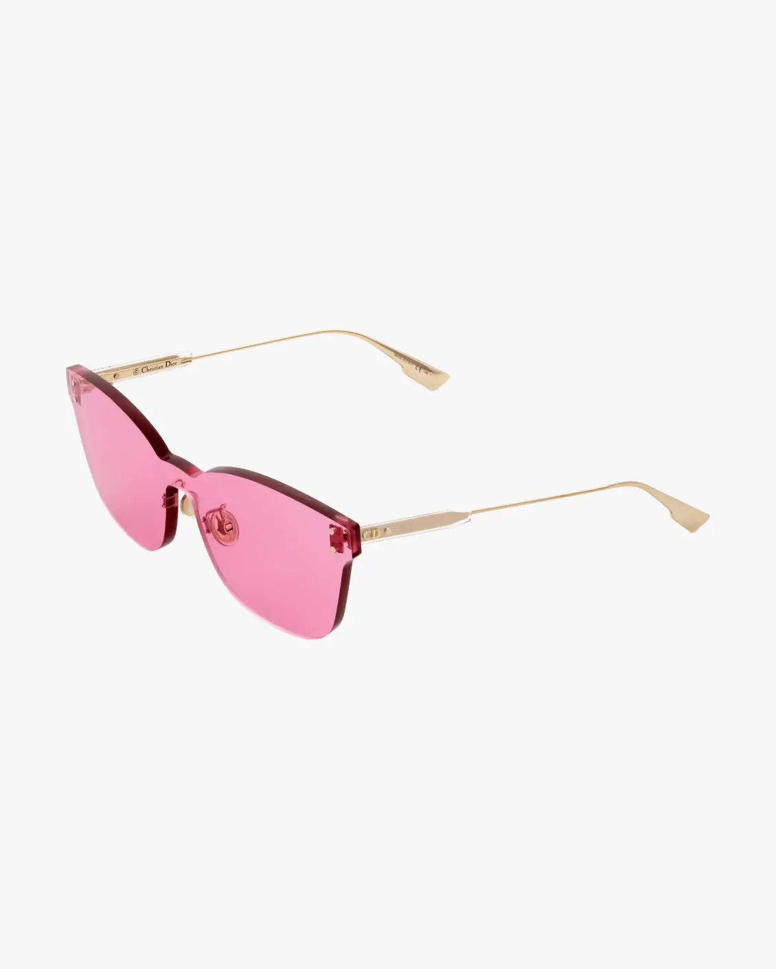 Irregular Sunglasses in Gold