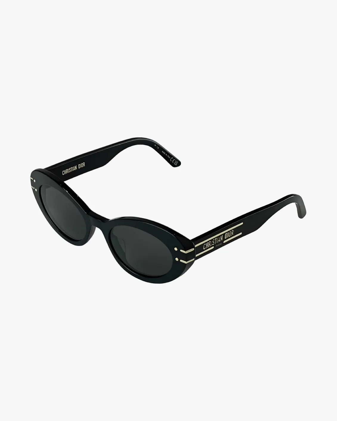 Oval Sunglasses in Black