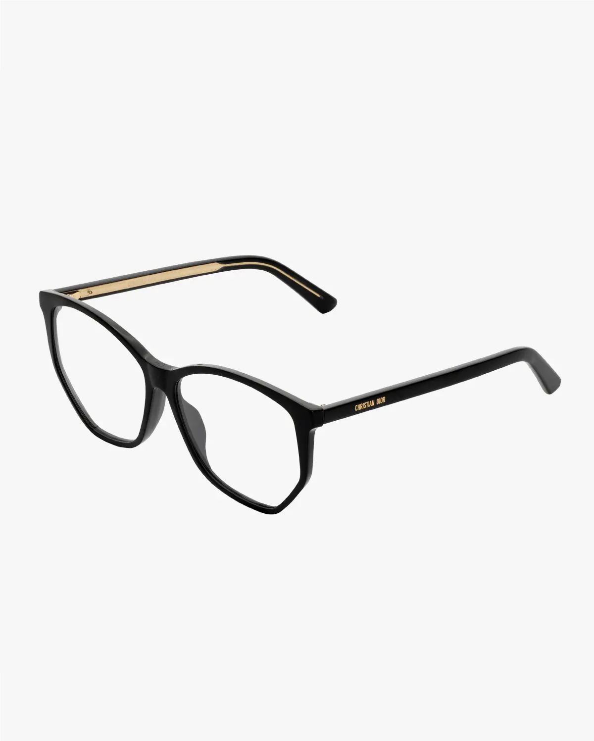 Irregular Eyeglasses in Black