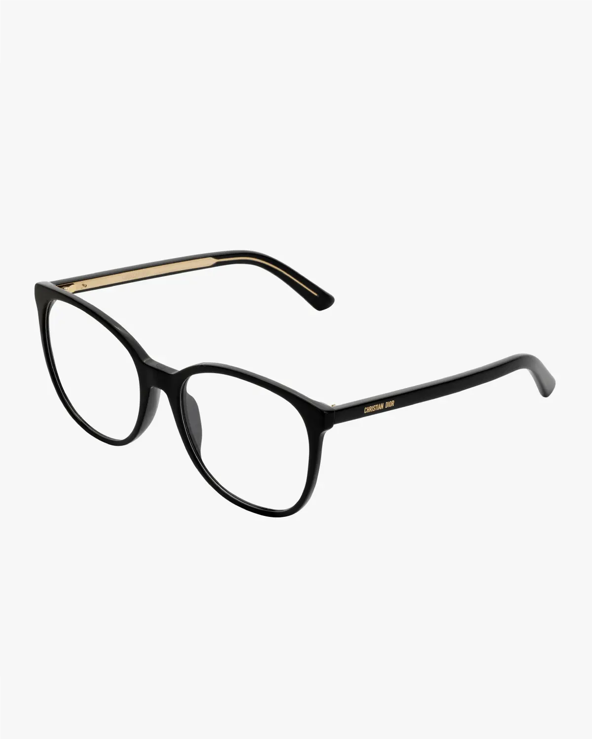 Round Eyeglasses in Black