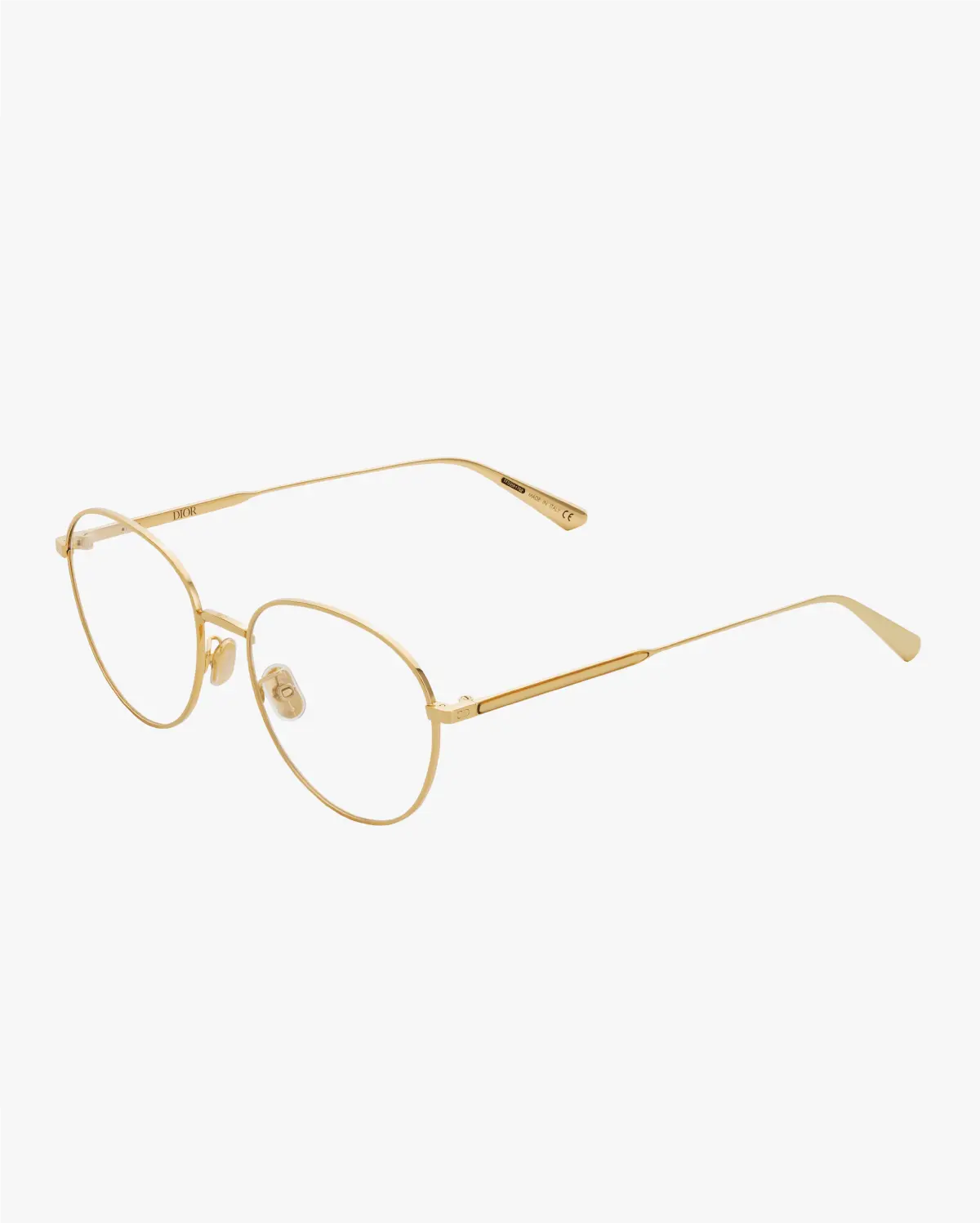 Oval Eyeglasses in Gold