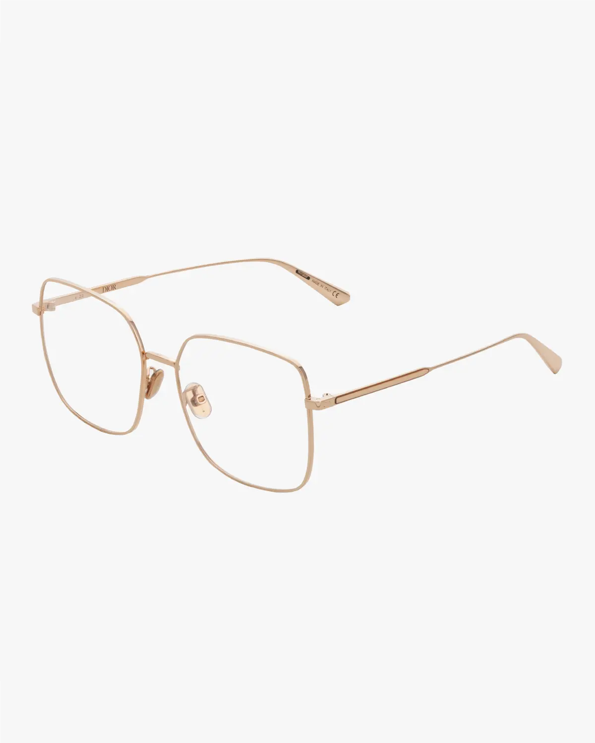 Square Eyeglasses in Gold