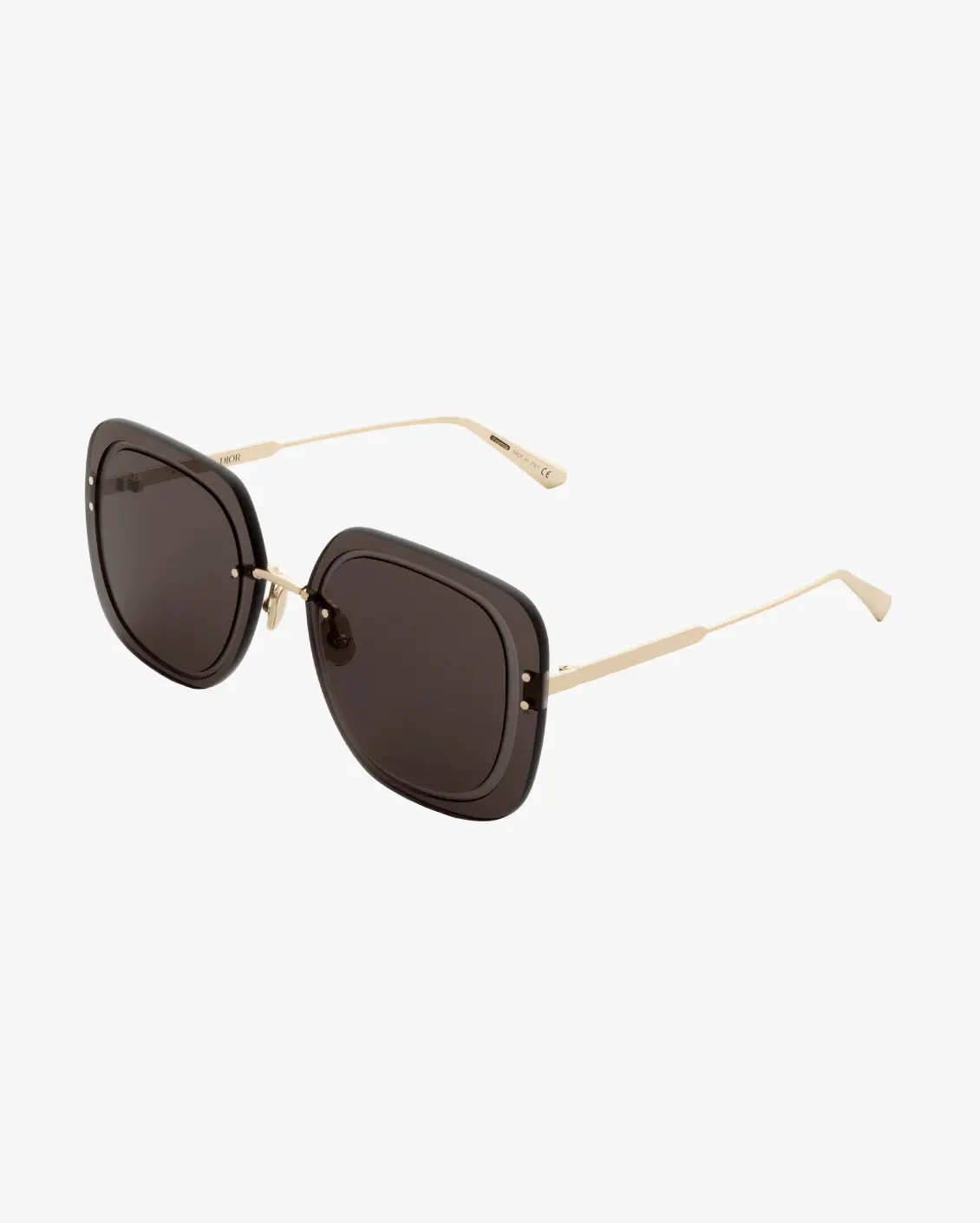 Square Sunglasses in Gold