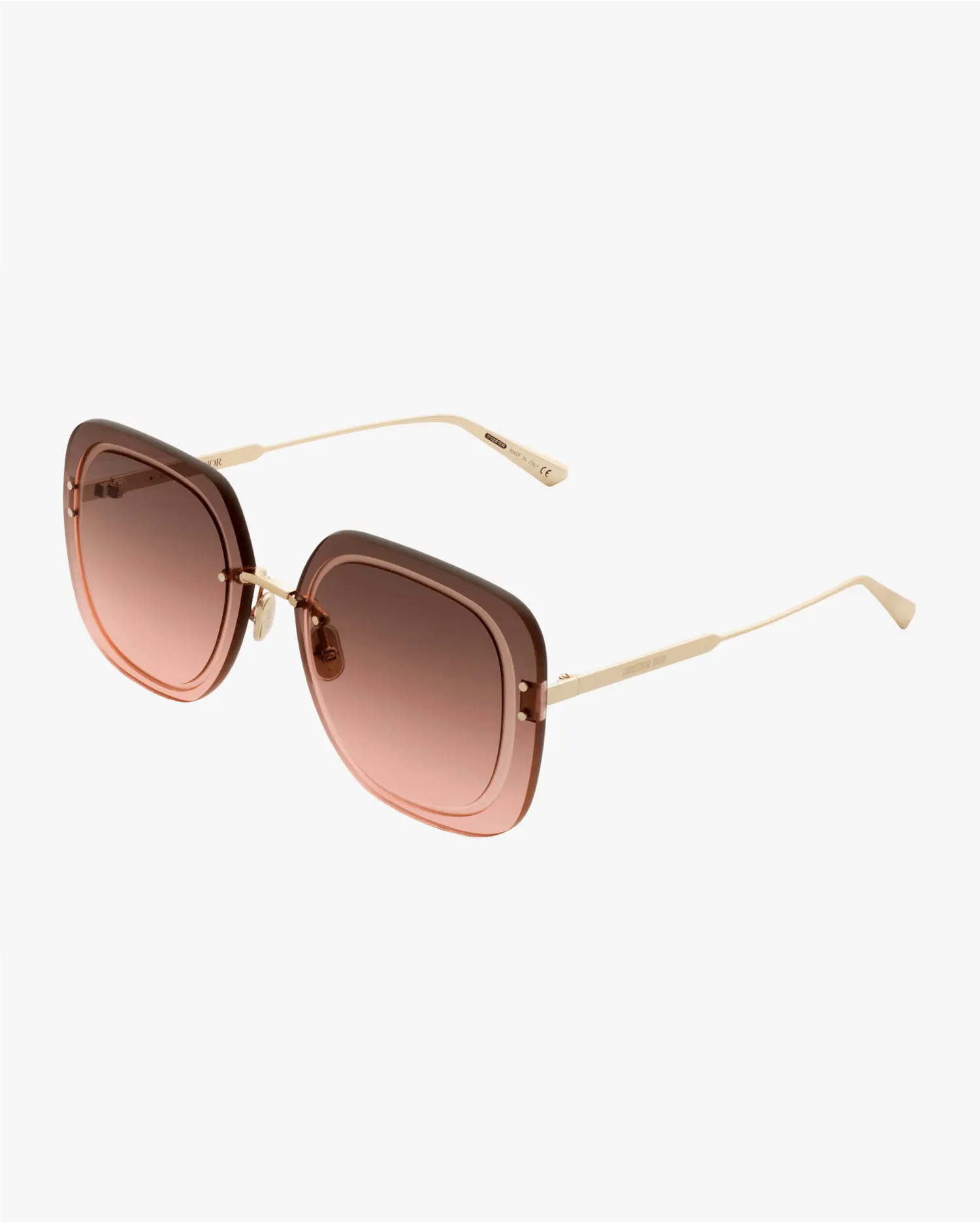 Square Sunglasses in Gold