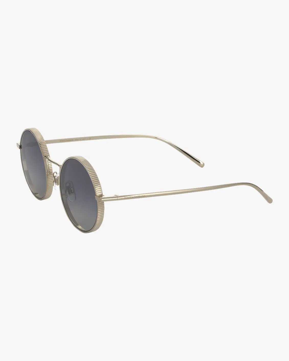 Round Sunglasses in Gold