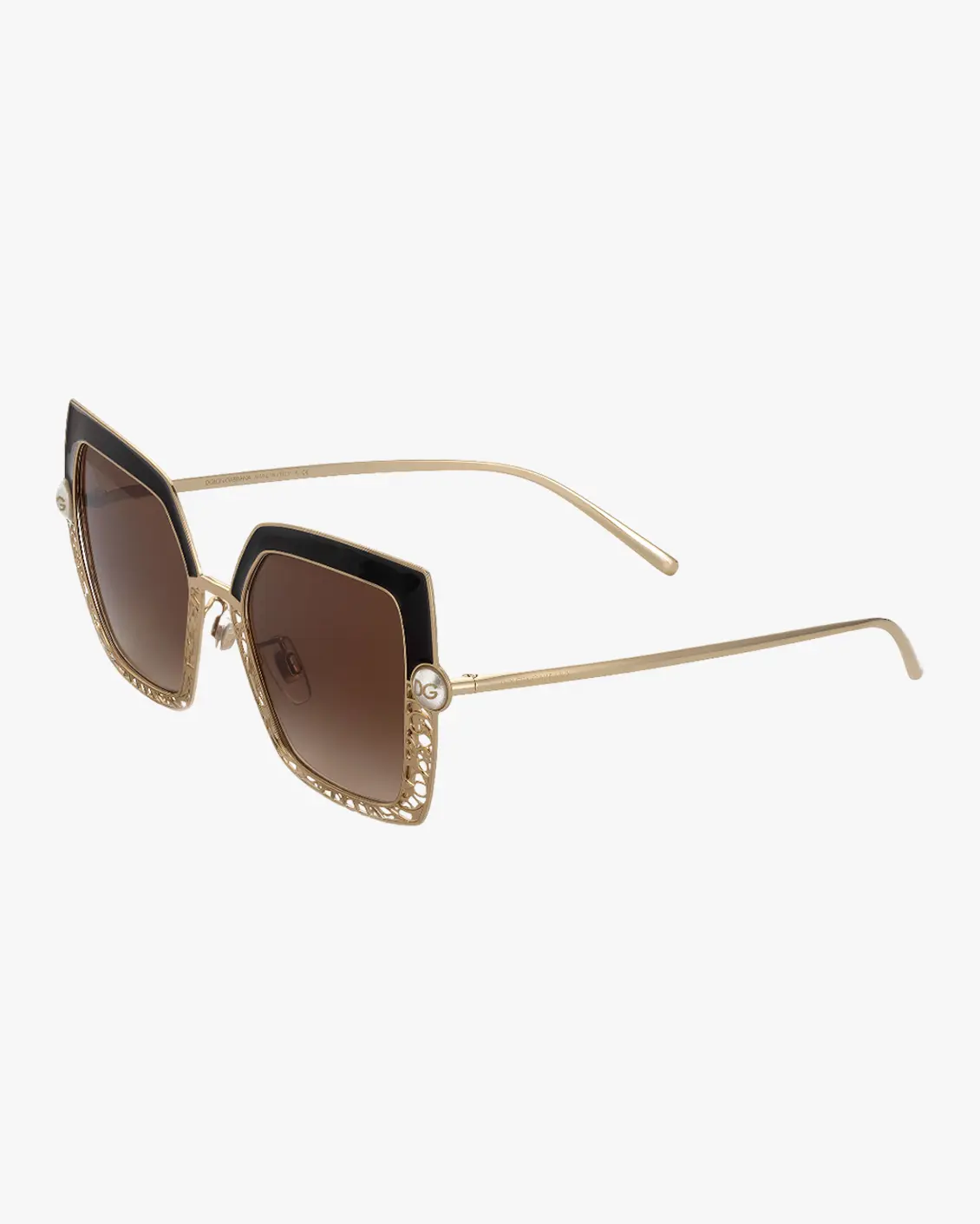 Square Sunglasses in Gold