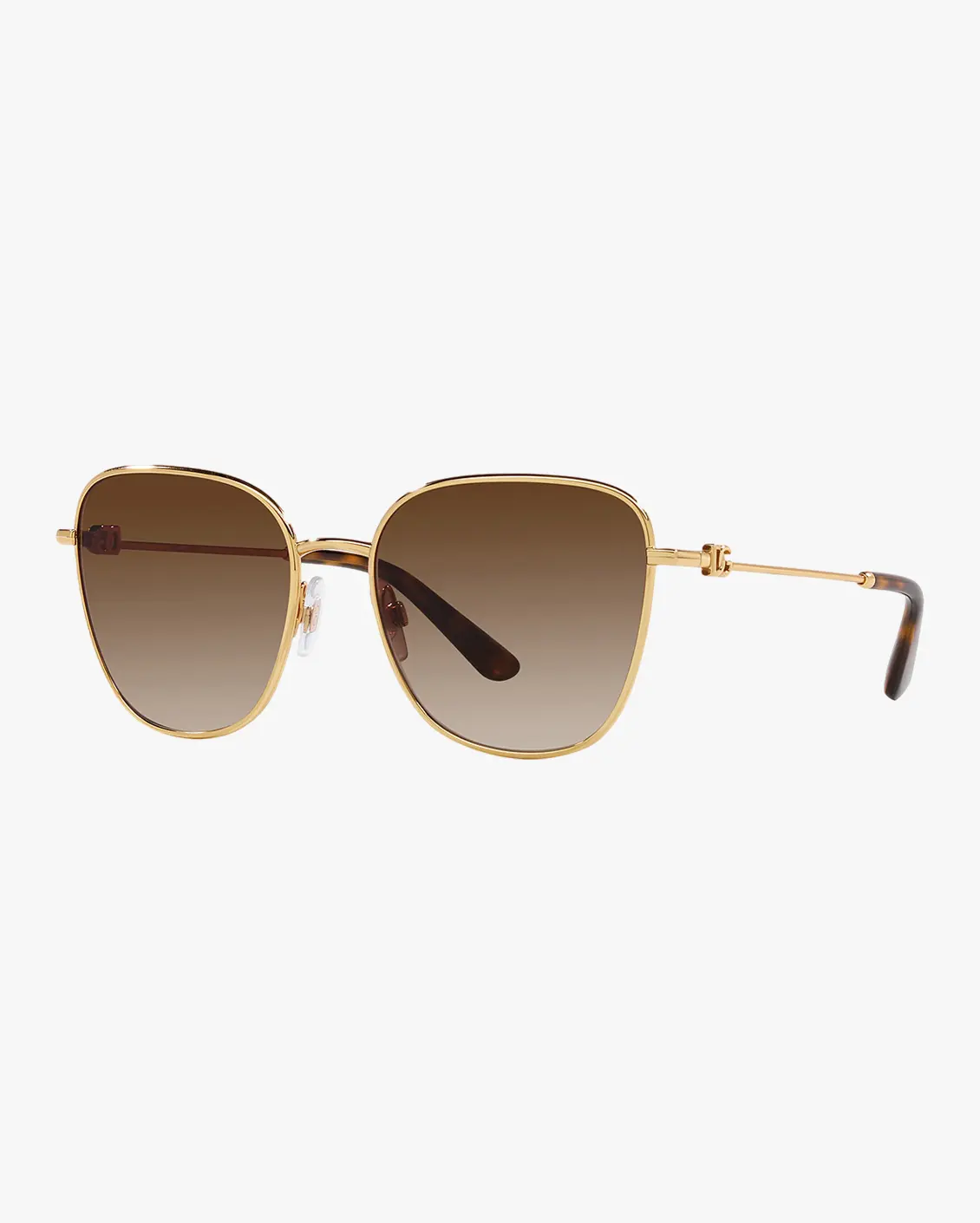 Square Sunglasses in Gold