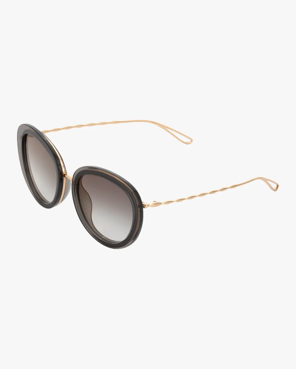 Oval Sunglasses in Black