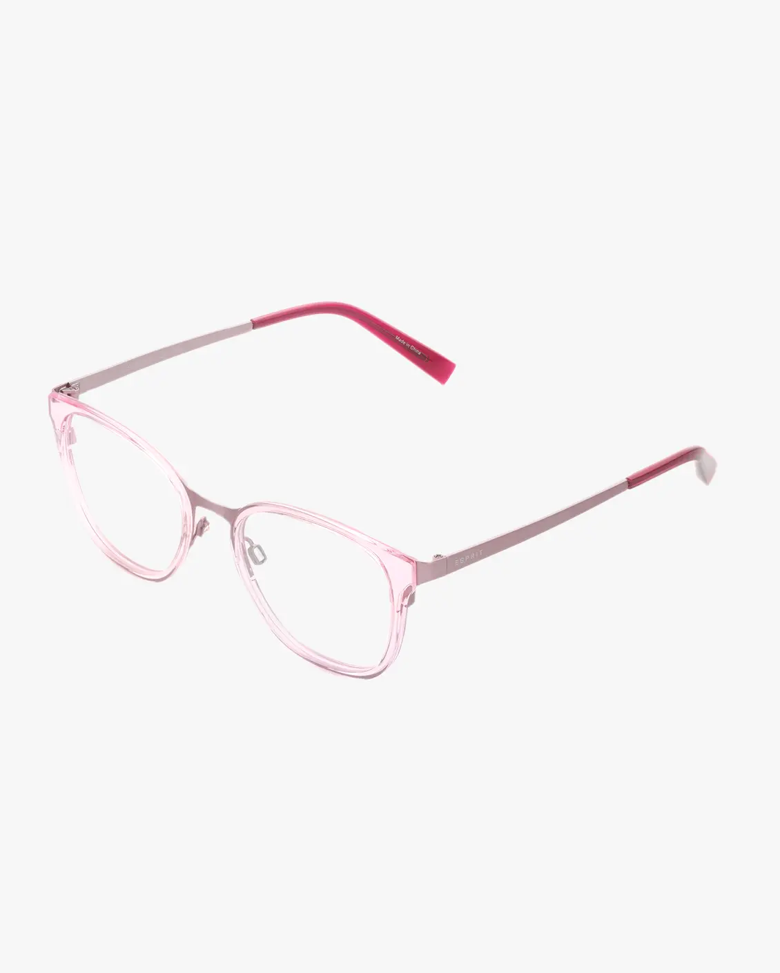 Round Eyeglasses in Pink