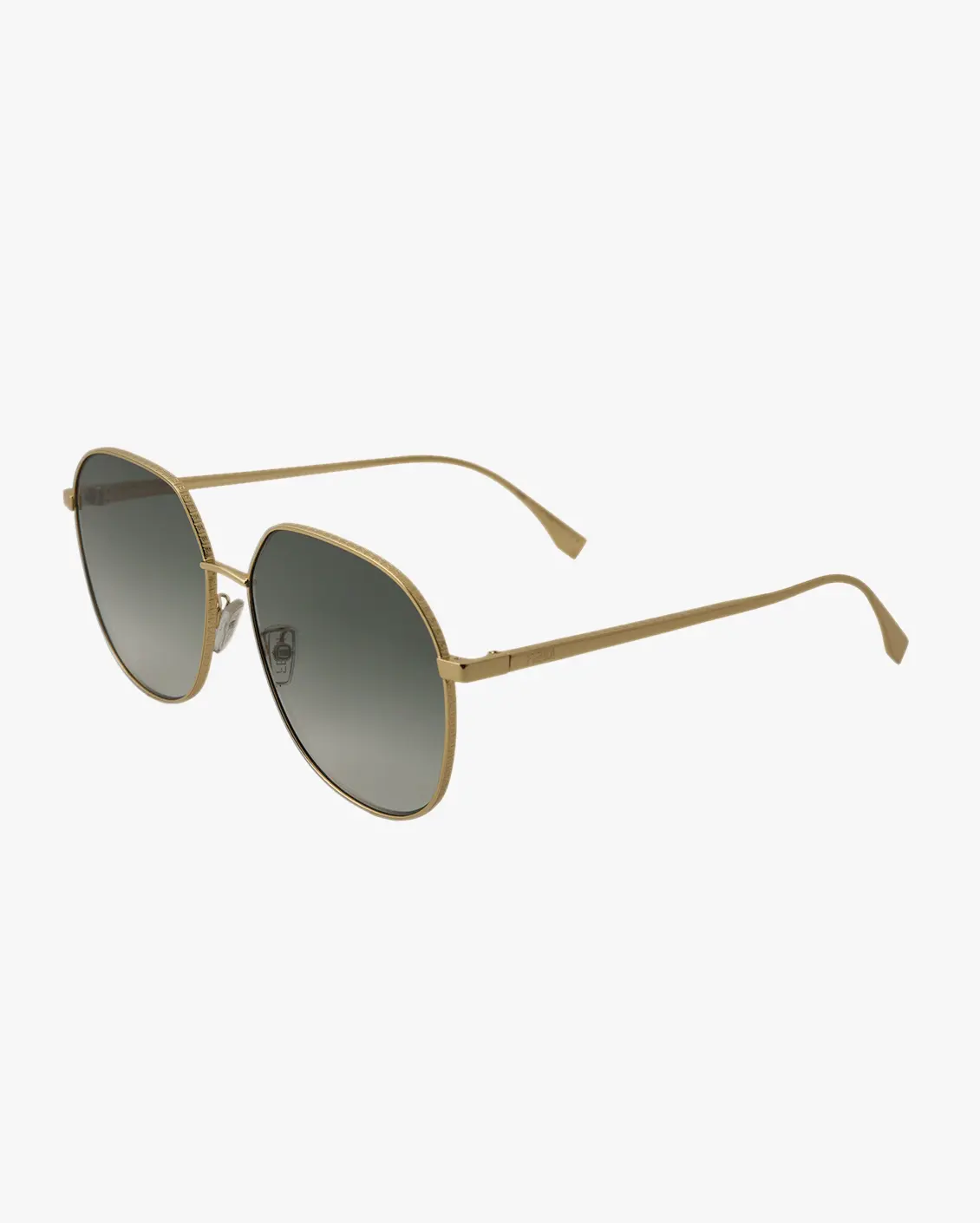 Round Sunglasses in Gold