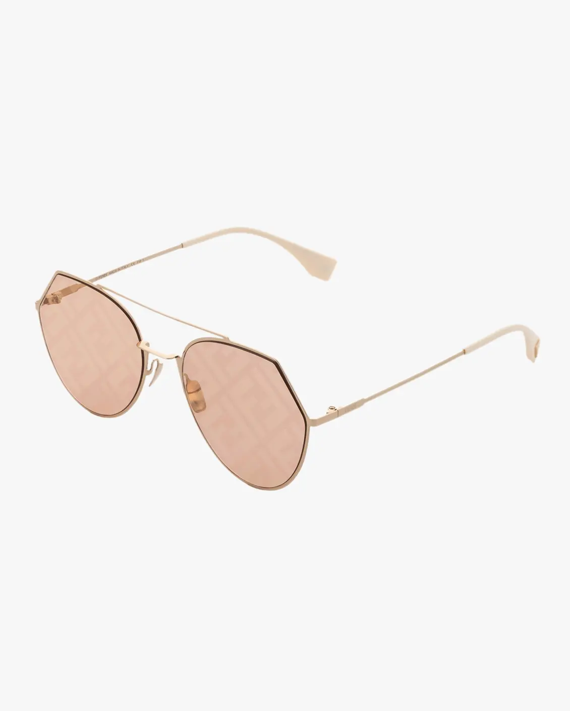 Irregular Sunglasses in Gold