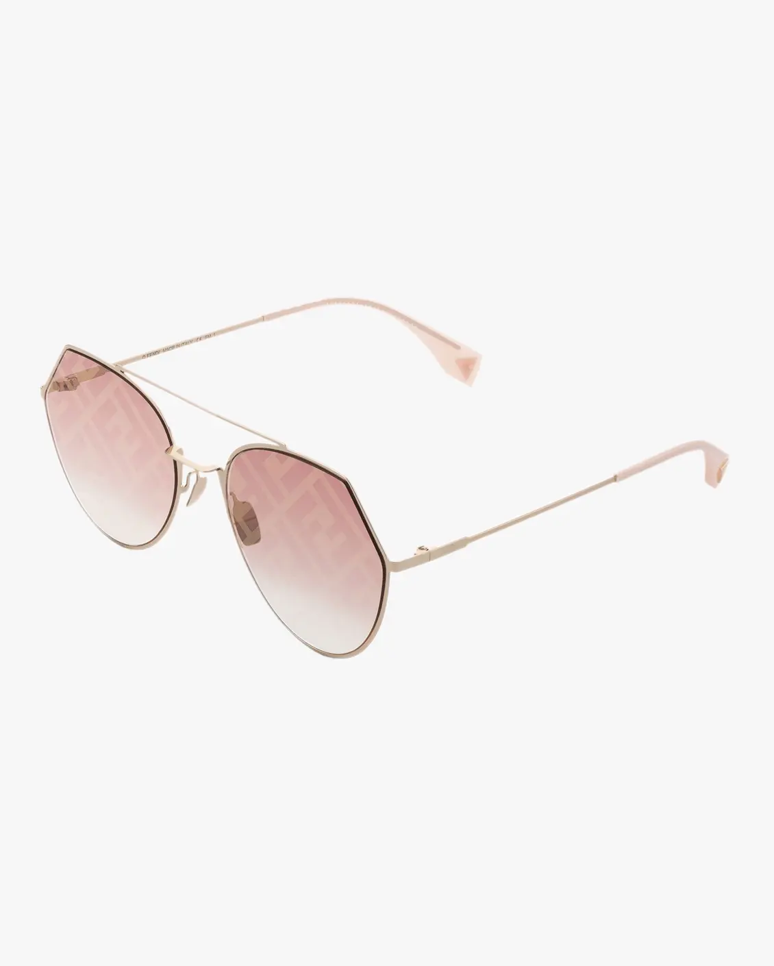 Irregular Sunglasses in Gold