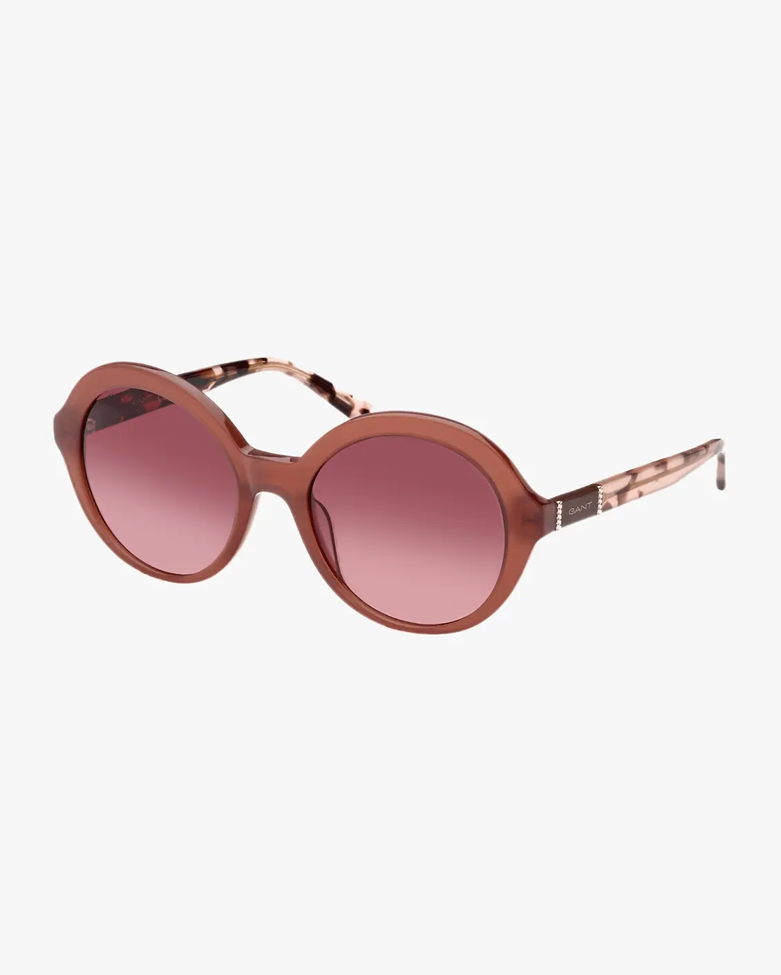 Round Sunglasses in Brown