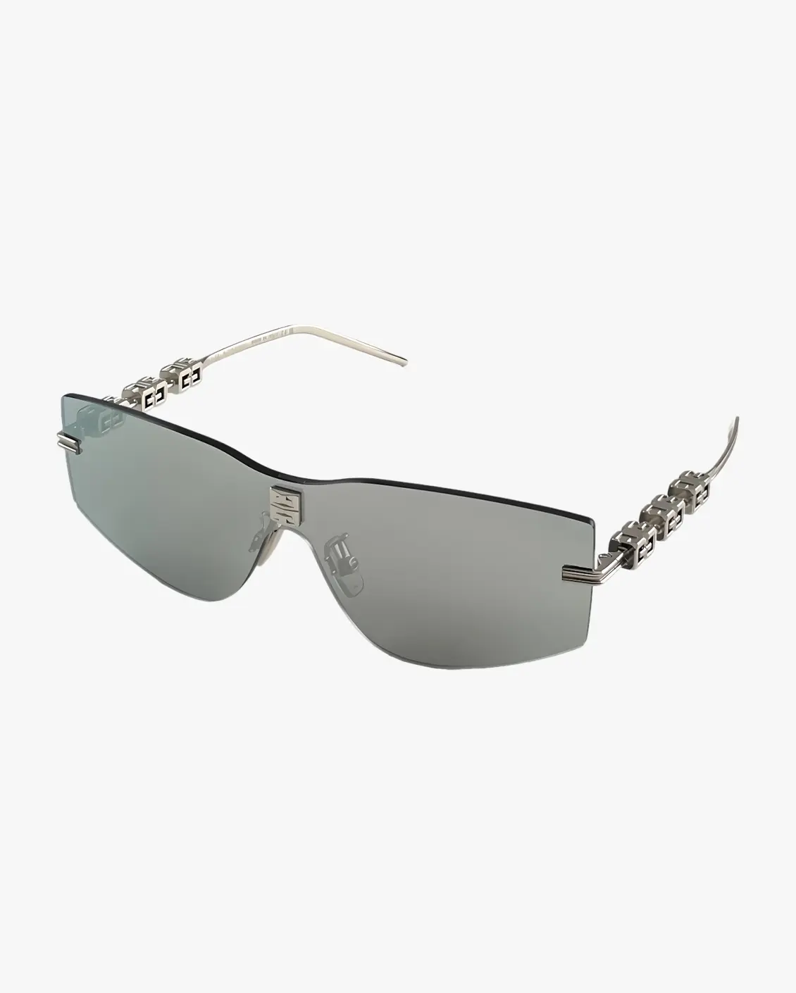 Rectangle Sunglasses in Silver