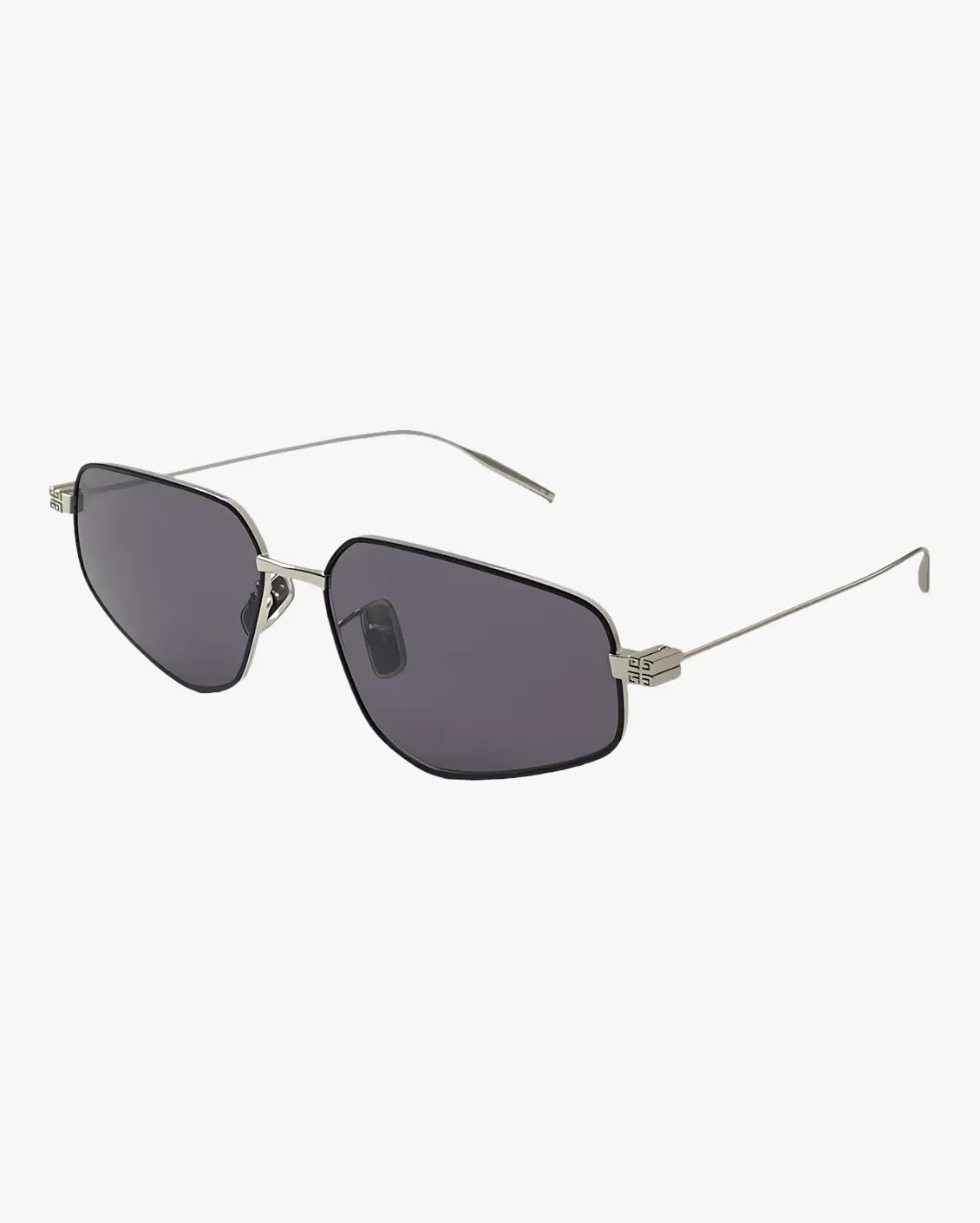 Rectangle Sunglasses in Silver