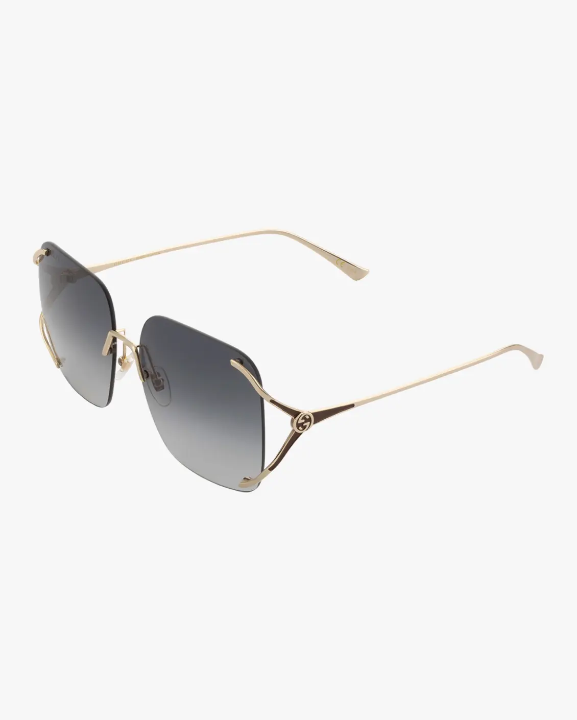 Round Sunglasses in Gold