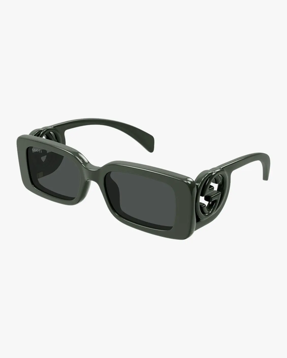 Rectangle Sunglasses in Green