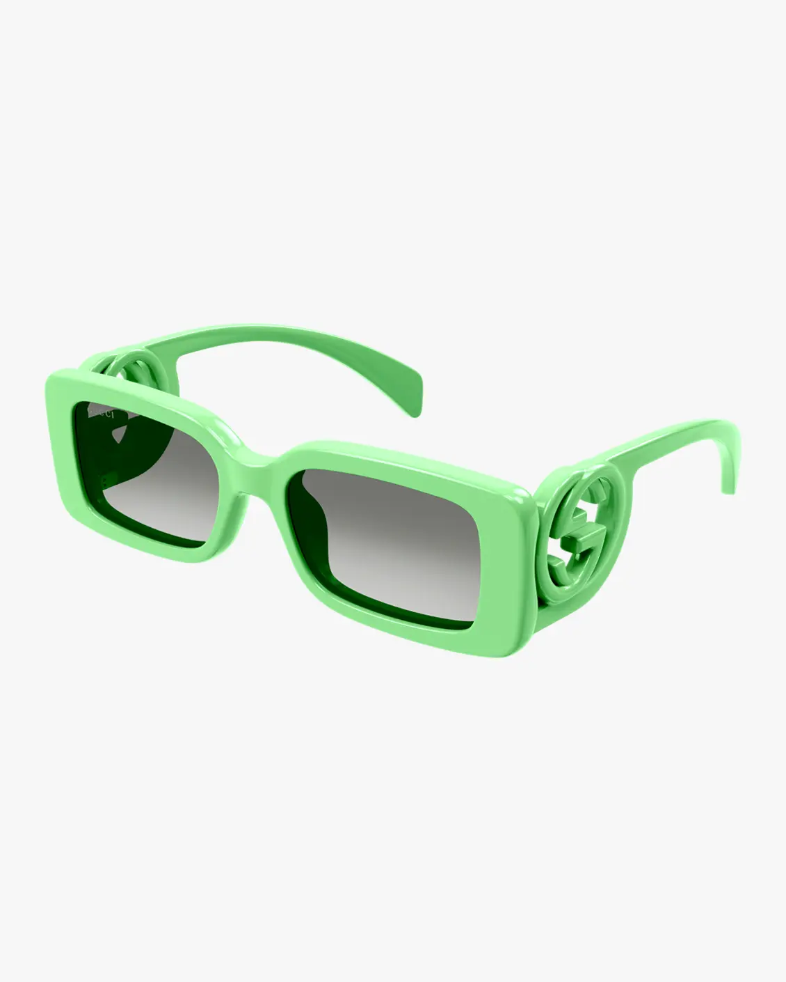 Rectangle Sunglasses in Green