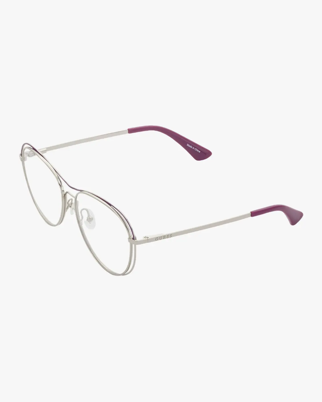 Aviator Eyeglasses in Silver