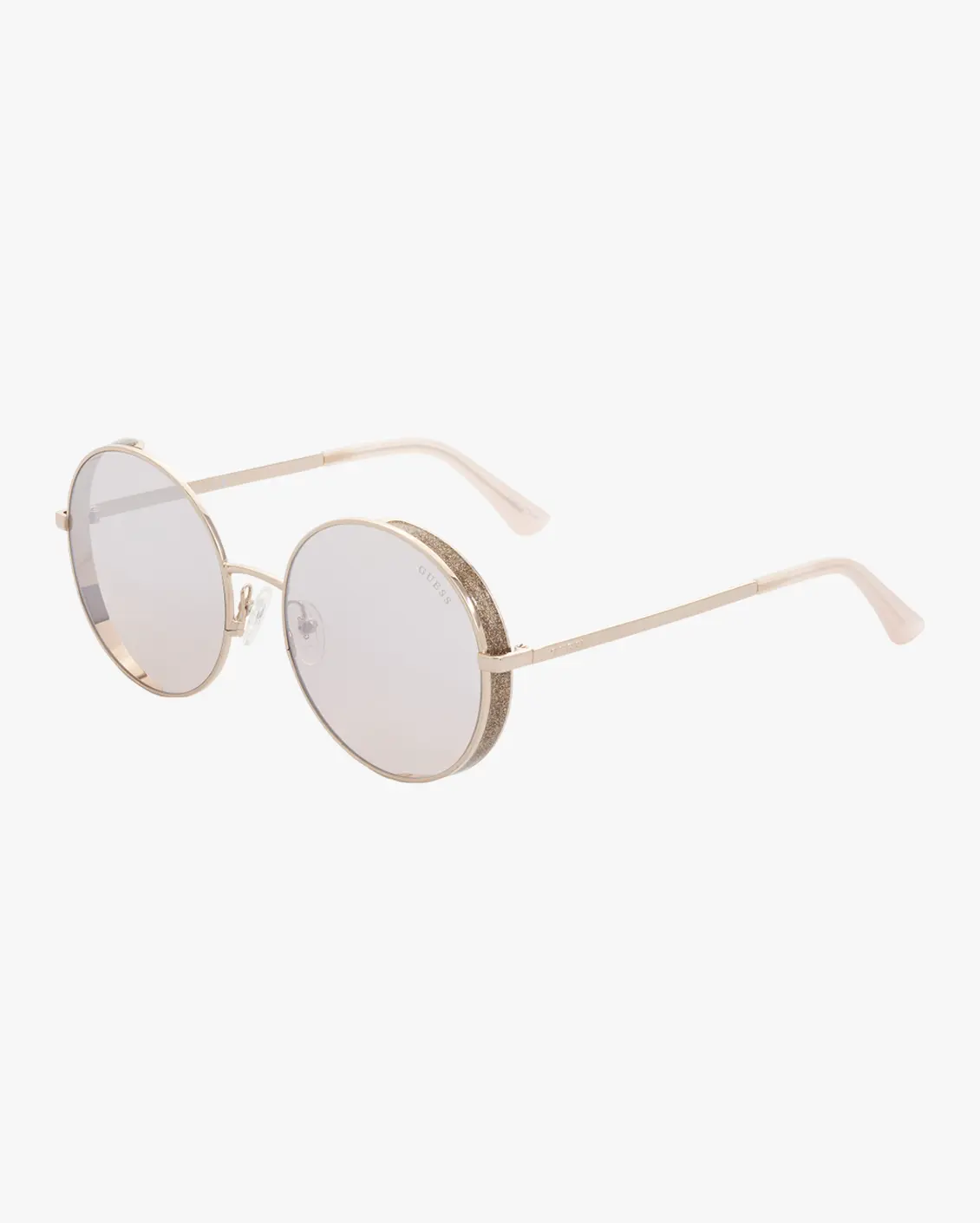 Round Sunglasses in Gold